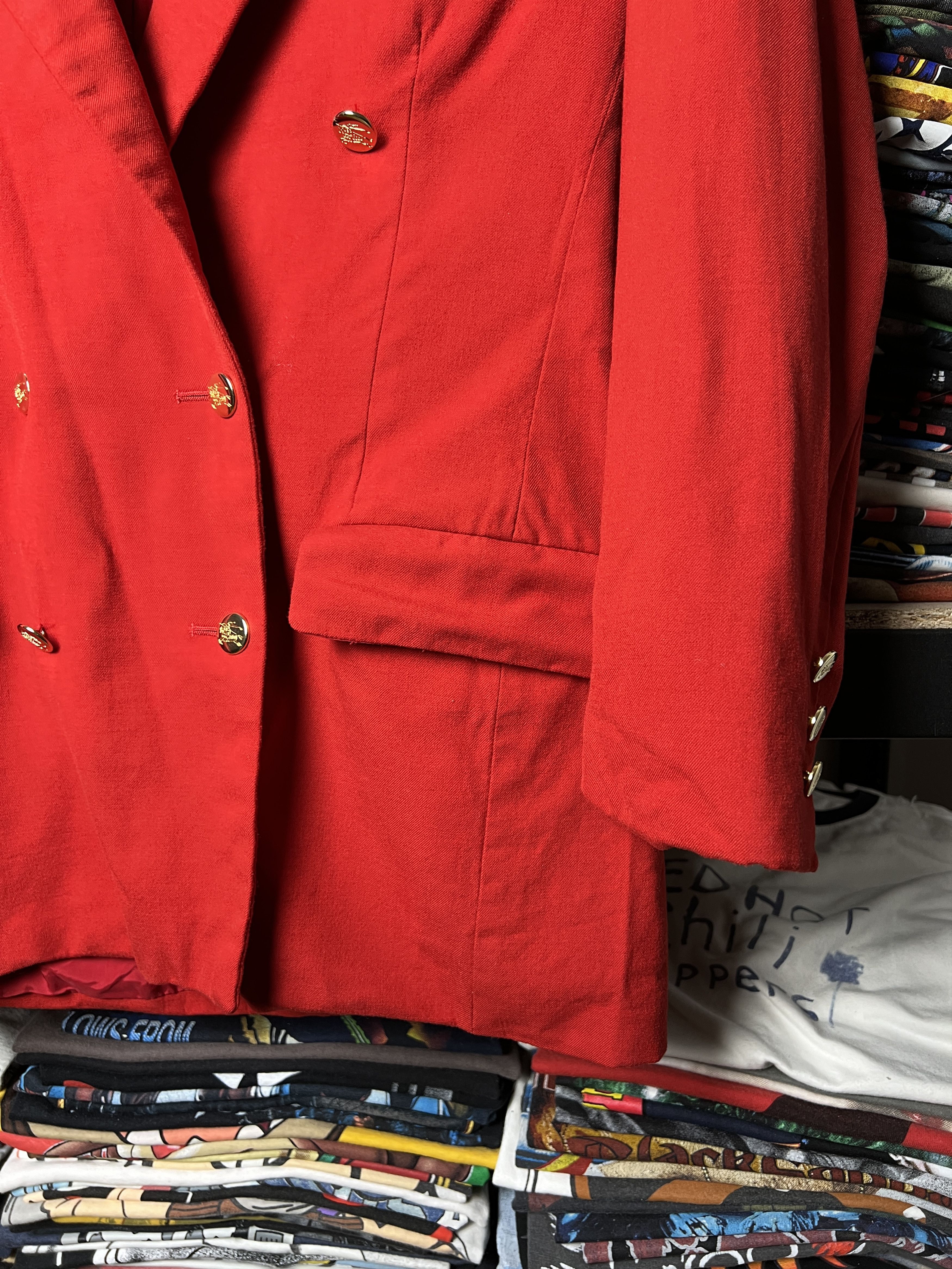 Burberry Burberry's Vintage 90s Blazer Coat size 12R Size L / US 10 / IT 46 - 8 Thumbnail