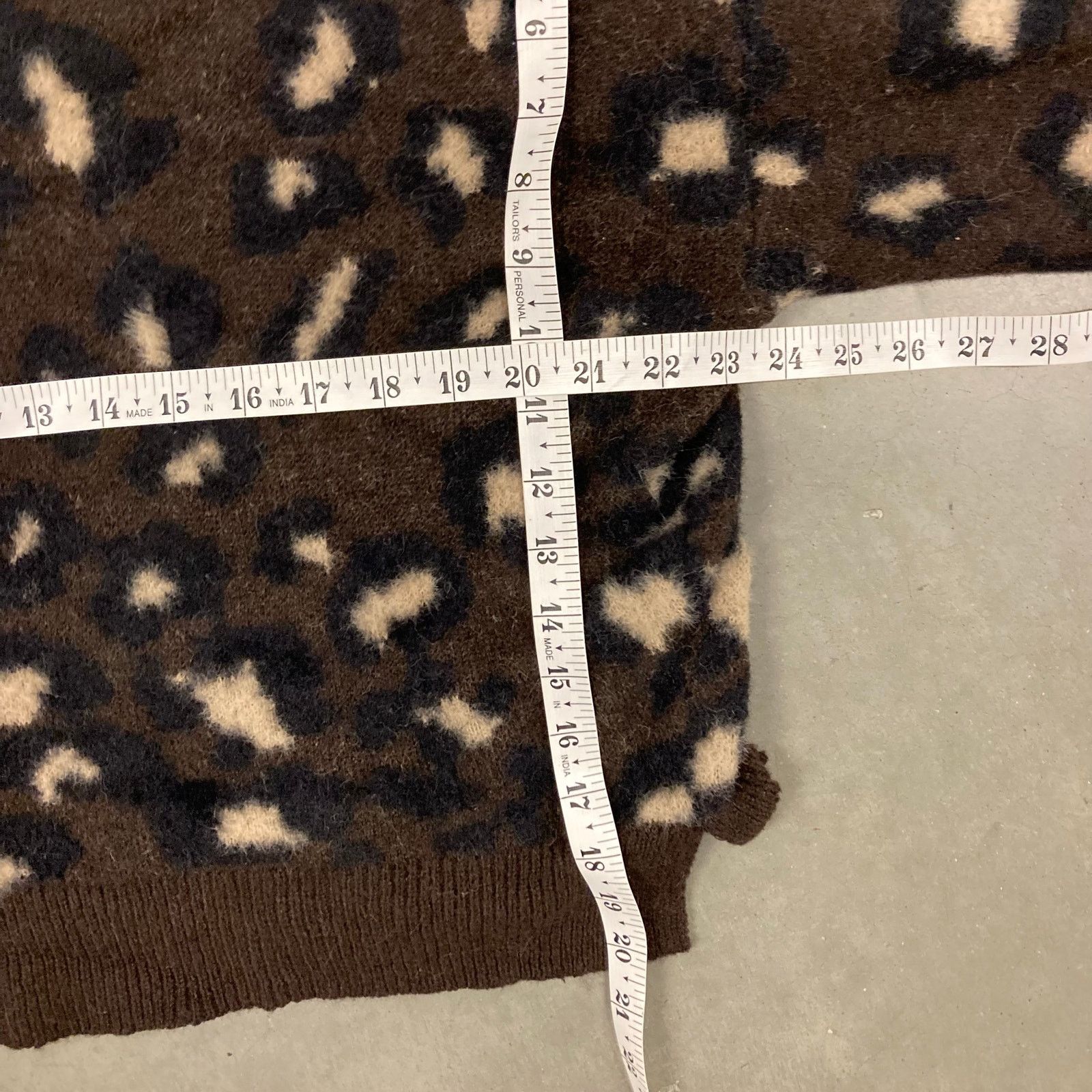 American Eagle Outfitters × Vintage Y2K American eagle cheetah print sweater Size S / US 4 / IT 40 - 3 Thumbnail