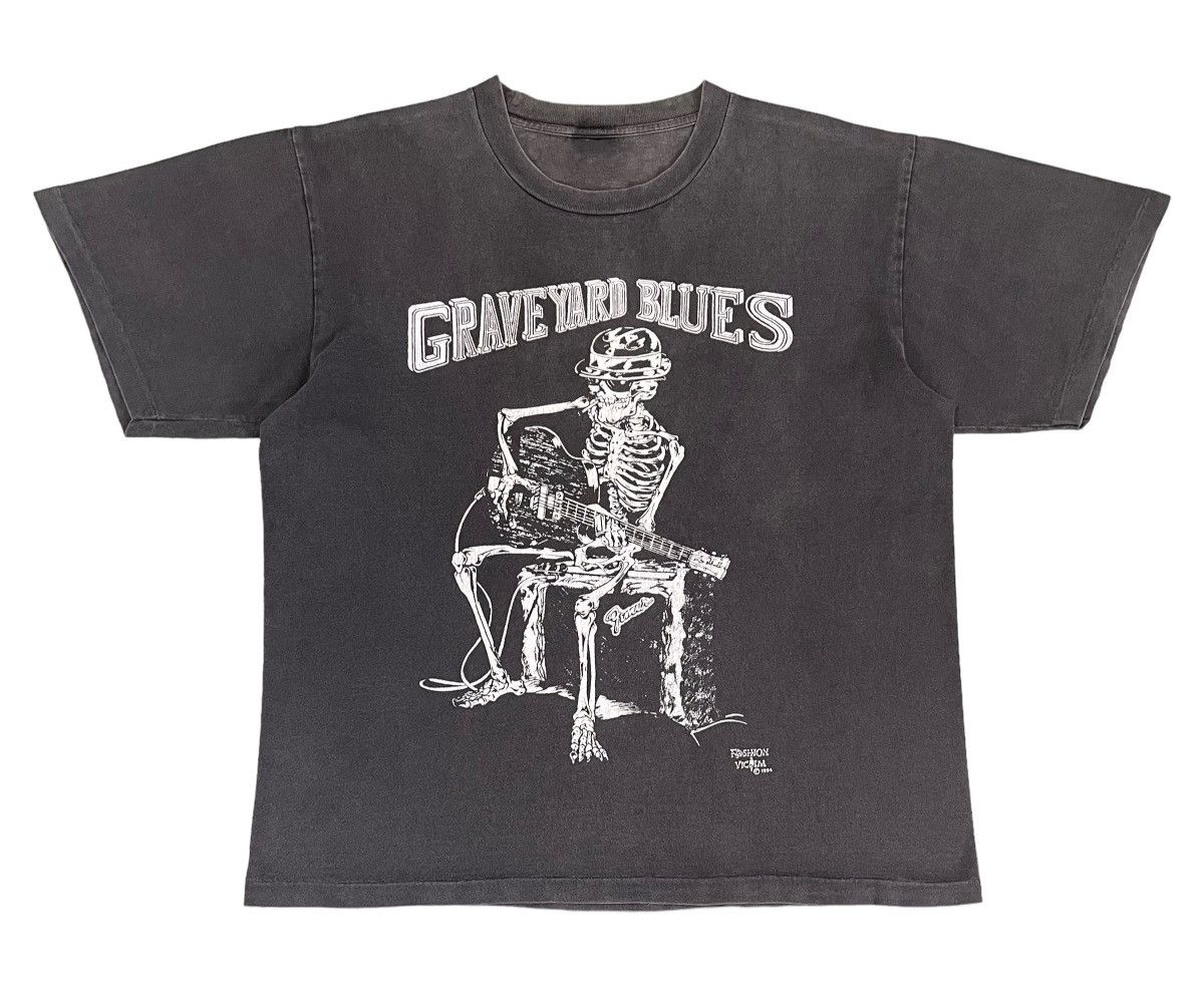 image of 90's Vintage Distressed Fashion Victim X Fender in Black, Men's (Size Large)
