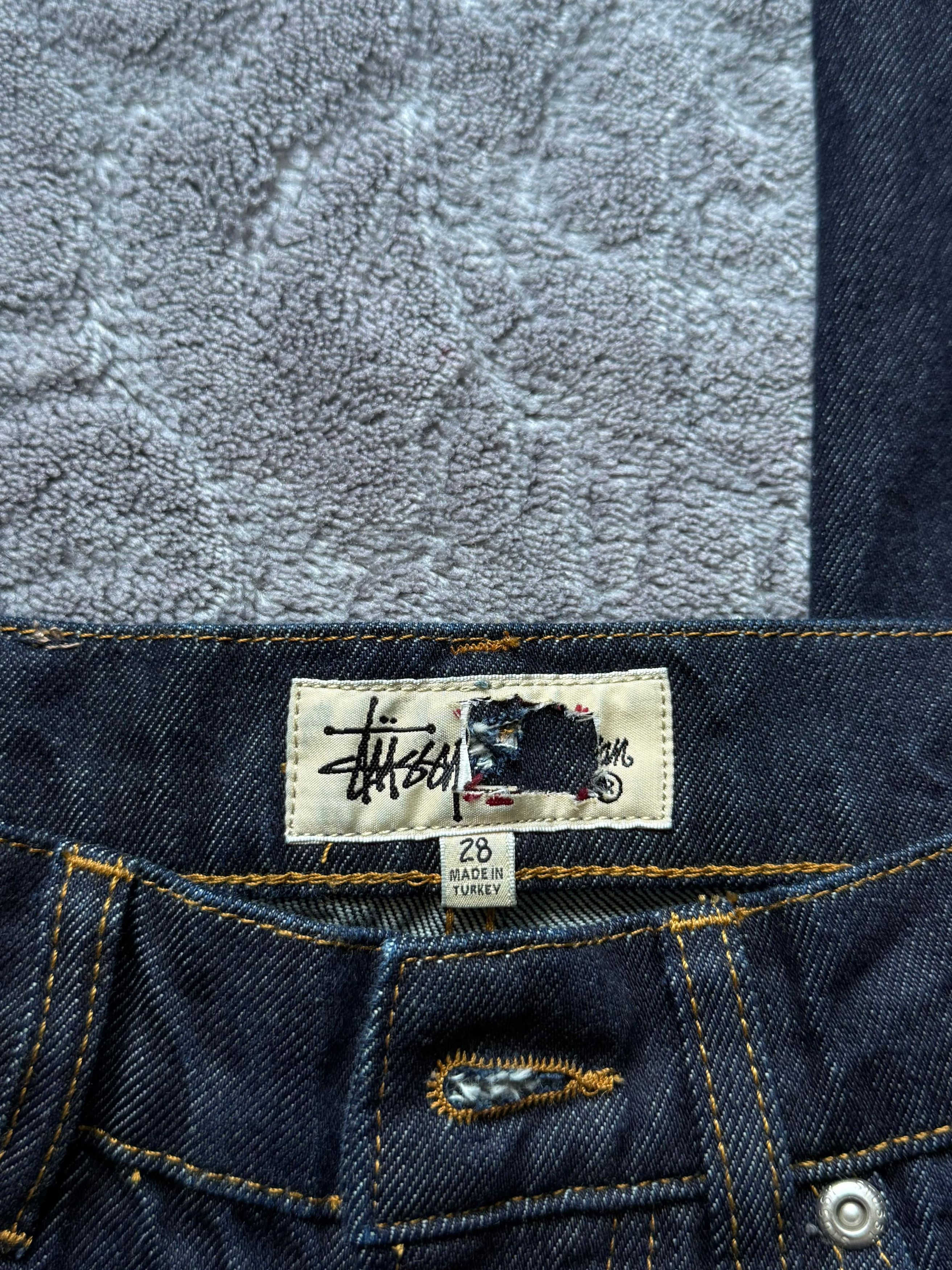 Stussy CC28 Bigol Raw Denim in Navy Blue Size US 28 / EU 44 - 4 Thumbnail