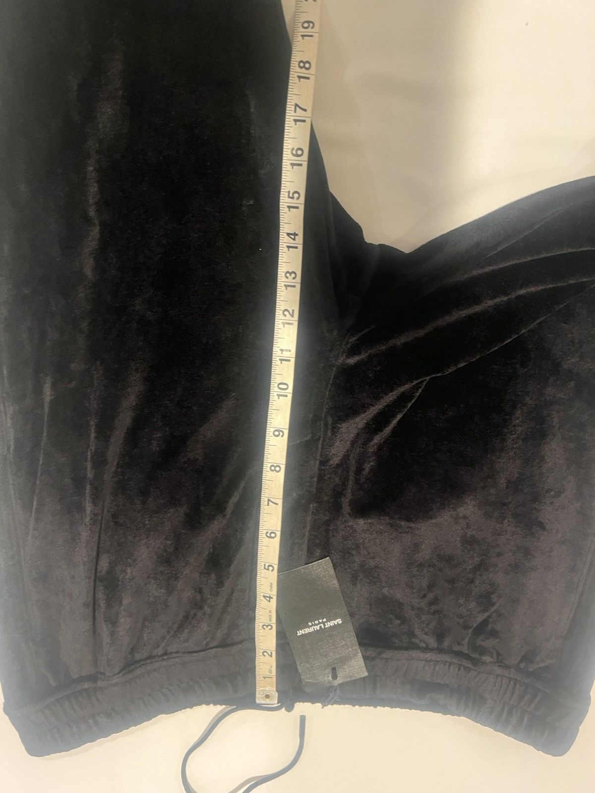 Saint Laurent velvet joggers pants. XL $1350