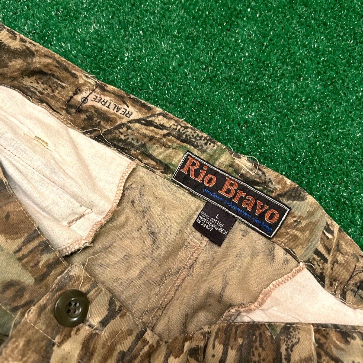 Realtree VINTAGE Real Tree Camo VTG Cargo Pants Mens Large 36 Hunter Skater 90s Grunge Hip Hop Hunting Size US 33 - 4 Thumbnail