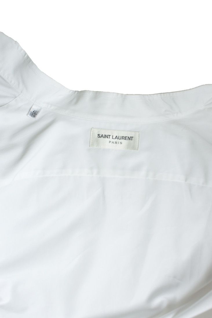 Saint Laurent Paris Saint Laurent, Basic white shirt with round neck Size US M / EU 48-50 / 2 - 7 Thumbnail