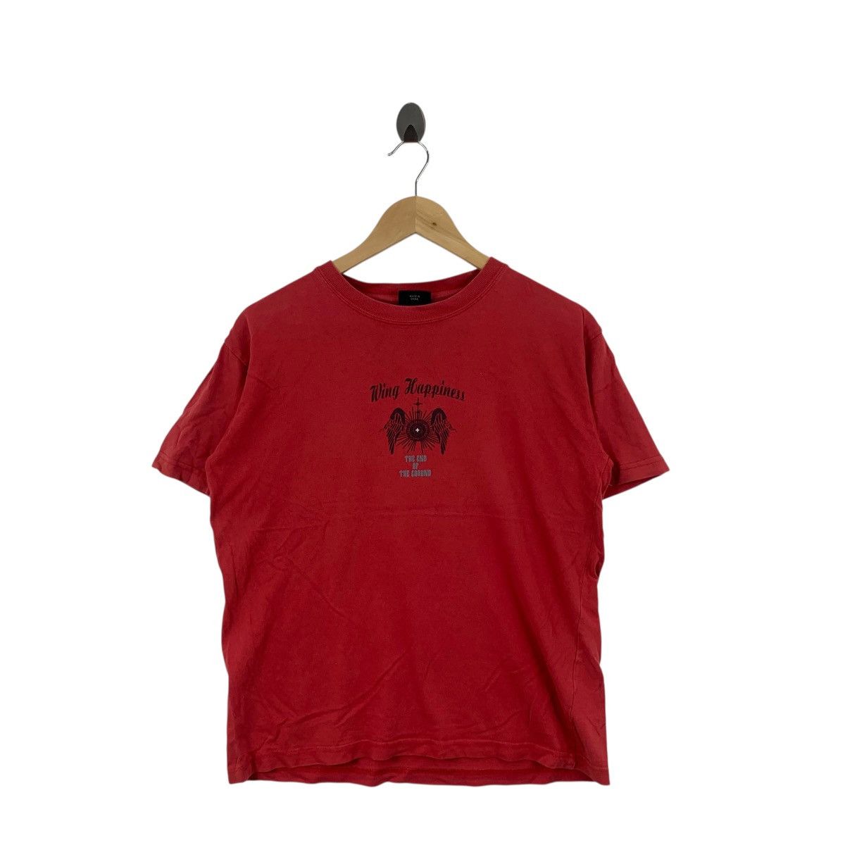 Bullet Noise BULLET NOISE Wing Happiness The End Of The Ground Tee Shirt Size US M / EU 48-50 / 2 - 2 Thumbnail