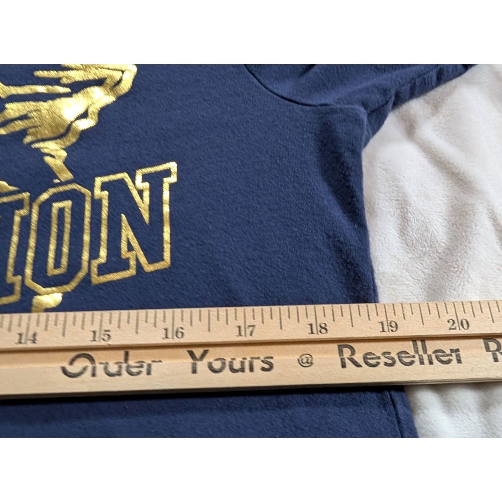 True Religion True Religion T-Shirt Men’s Shirt Short Sleeve Crew Neck Logo Tiger Tattoo Graphic Print Blue Medium Size US M / EU 48-50 / 2 - 6 Thumbnail