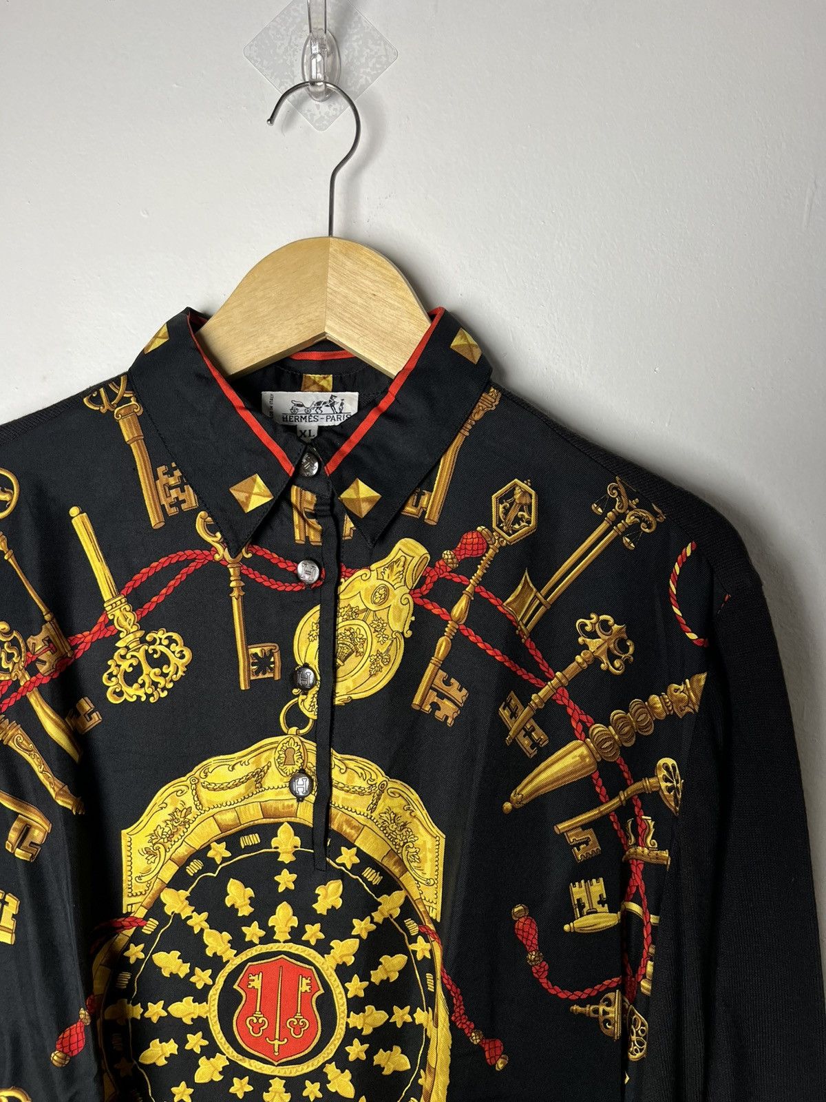 Hermes Hermes Baroque Renaissance Blend Shirt Longsleeve Size US XL / EU 56 / 4 - 4 Thumbnail