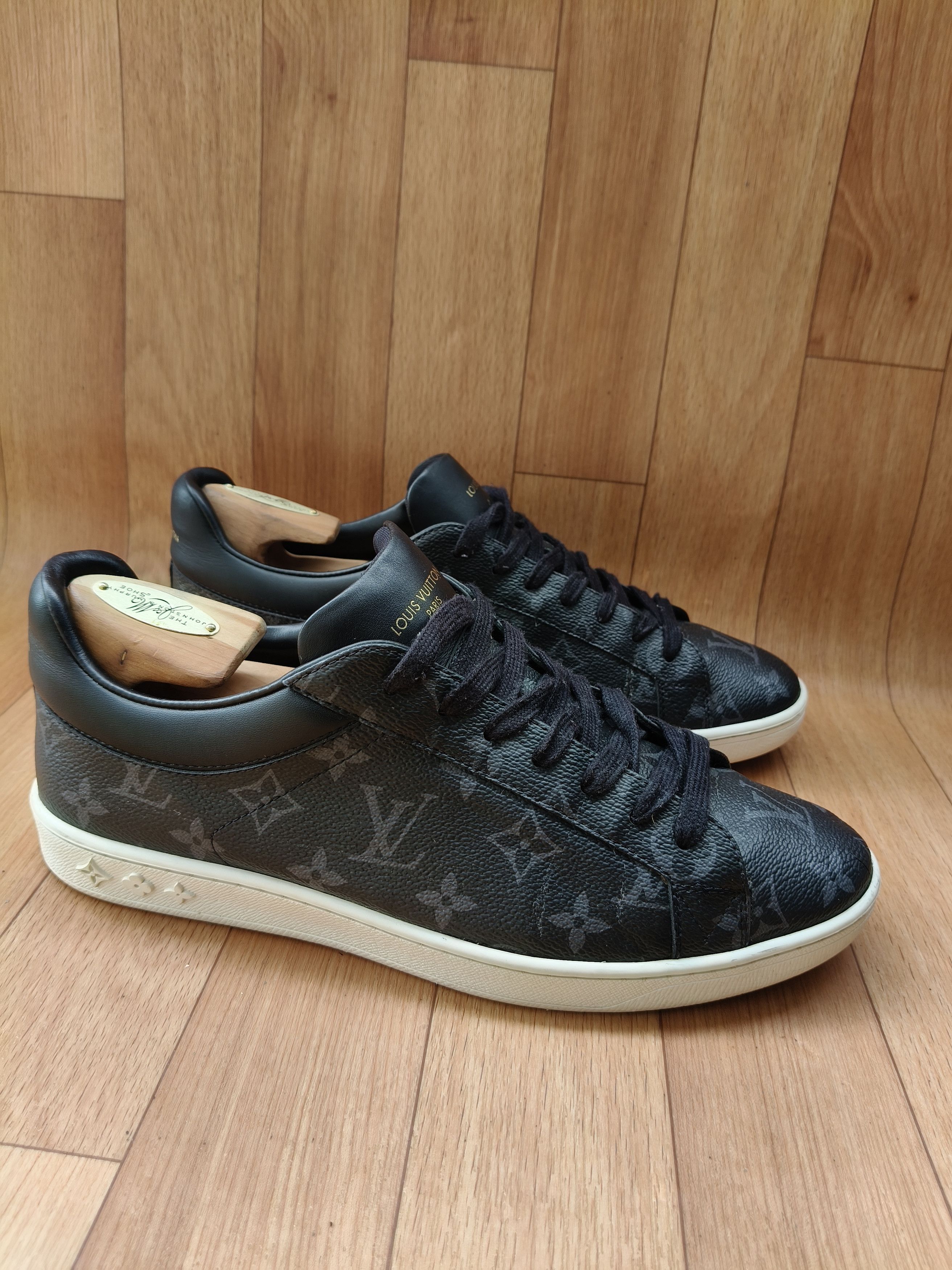 Louis Vuitton 🔵 Louis Vuitton Luxembourg monogram low top sneakers Size US 7.5 / EU 40-41 - 7 Thumbnail