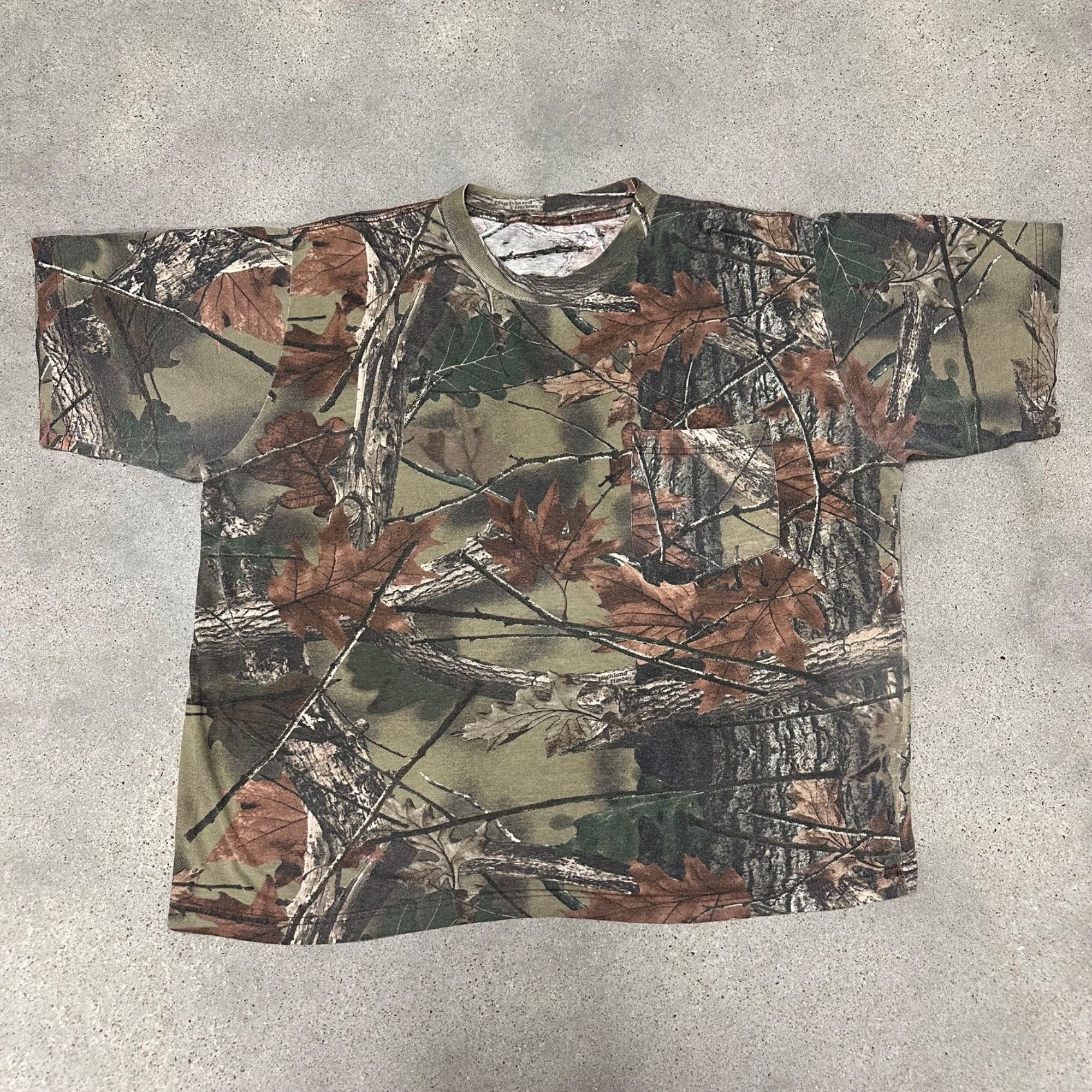 Vintage Vintage Highland Timber Camo Pocket Shirt Size US XL / EU 56 / 4 - 1 Thumbnail