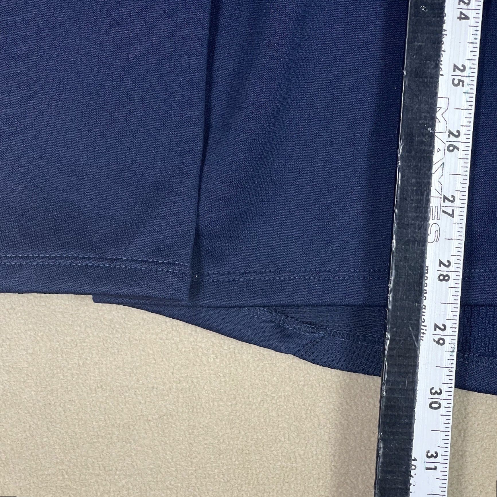 Nike Nike Mens L 1/4 Zip Long Sleeve Mock Neck Blue Logo Shirt Size US L / EU 52-54 / 3 - 6 Thumbnail