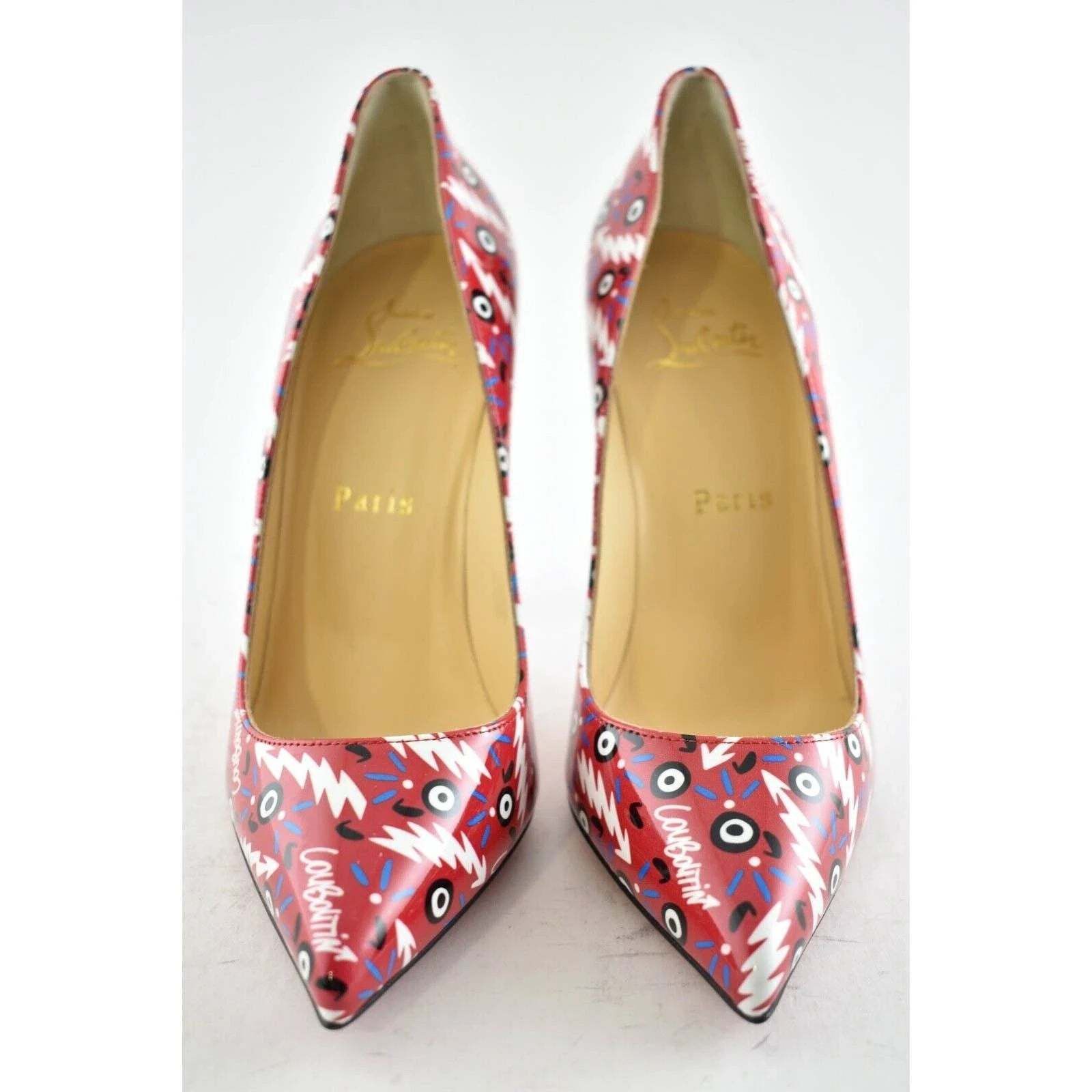 Christian Louboutin Christian Louboutin Pigalle Follies 100 Patent Ginzana Size US 6 / IT 36 - 6 Thumbnail