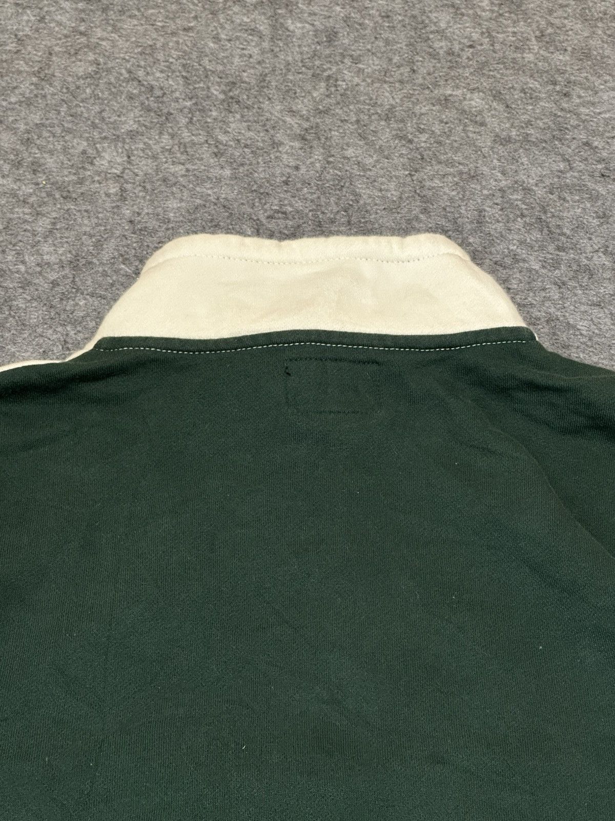 Stussy Stüssy two-tone half-zip fleece sweatshirt featuring a cream Size US M / EU 48-50 / 2 - 6 Thumbnail