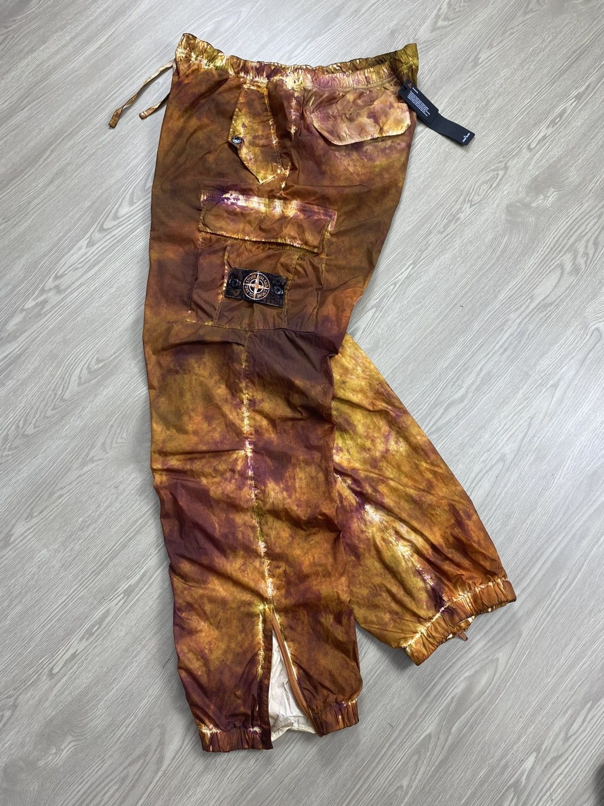 Stone Island × Supreme Supreme Stone Island Painted Camo Nylon