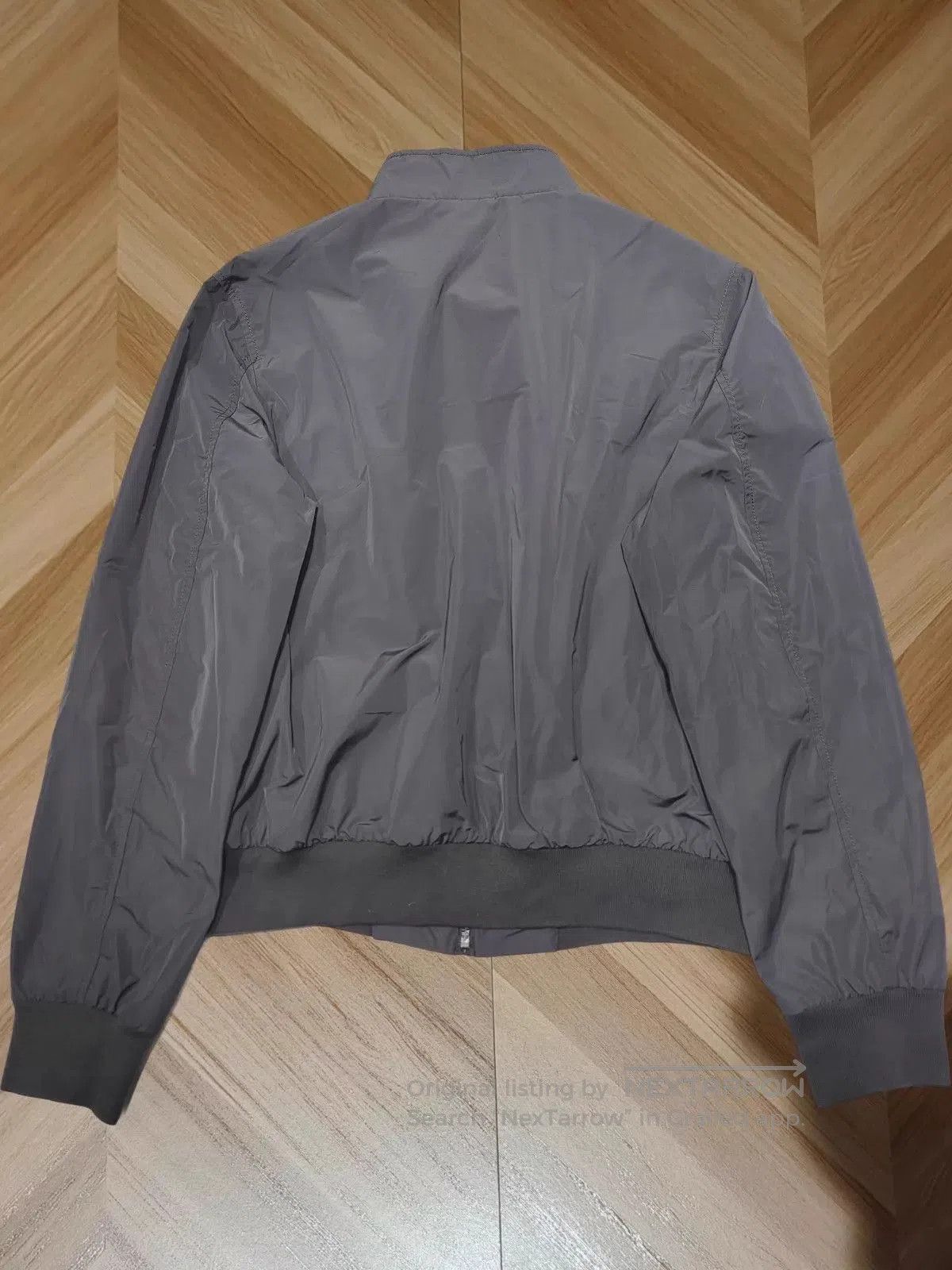 Burberry Gray Bomber Jacket with Zip Closure - Size M. Size US M / EU 48-50 / 2 - 2 Thumbnail
