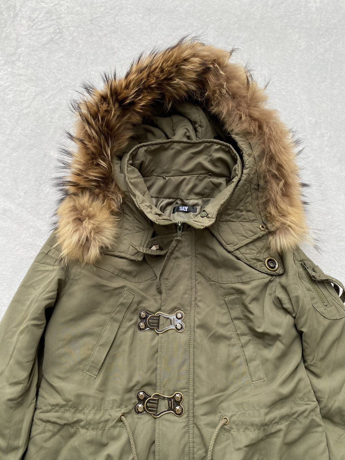 SLY Sly Fireman Clasp Fur Parka Size S / US 4 / IT 40 - 6 Thumbnail