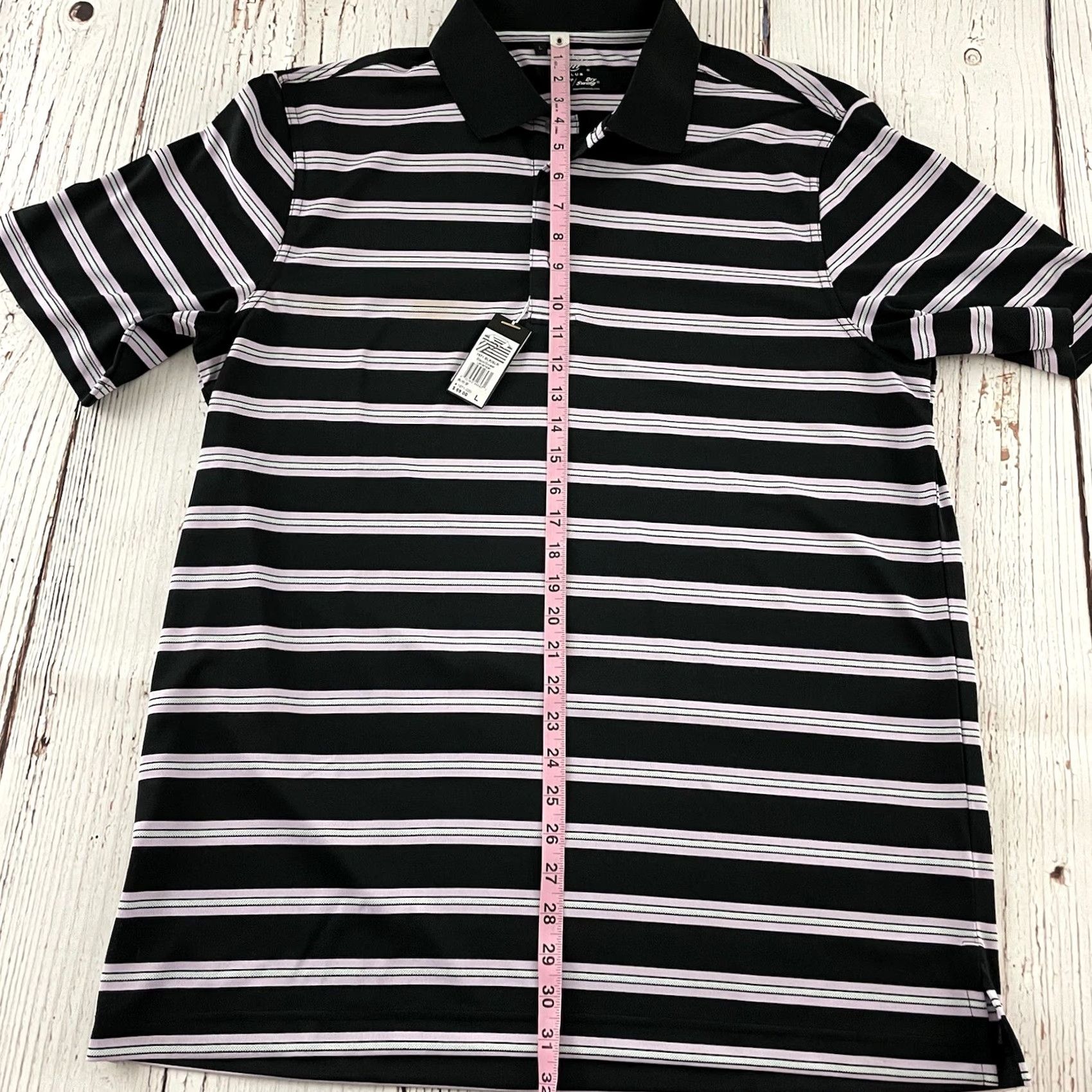 Vintage Monterey Shirt Polo Striped Short Sleeve Button-Up Men L Black Size US L / EU 52-54 / 3 - 6 Thumbnail