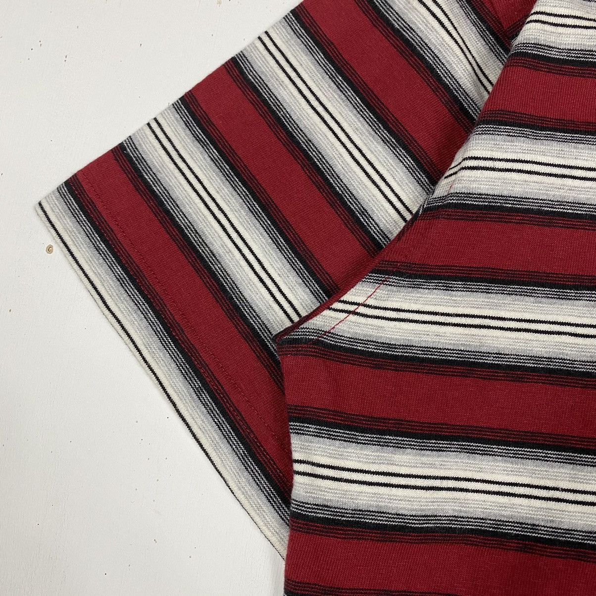 Vintage VINTAGE 90's GORDON & SMITH RED STRIPED TEE SURF SKATE TEE Size US M / EU 48-50 / 2 - 5 Thumbnail
