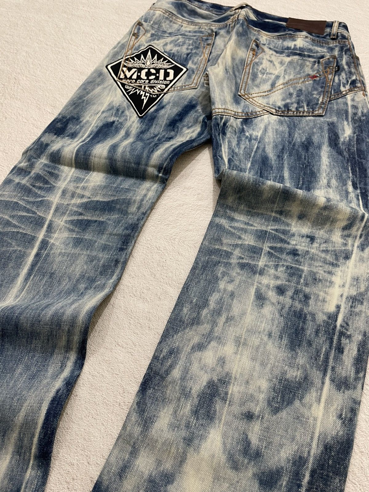 Hysteric Glamour 2000s MCD Acid Wash Vintage Embroidered Y2K Size US 32 / EU 48 - 2 Thumbnail