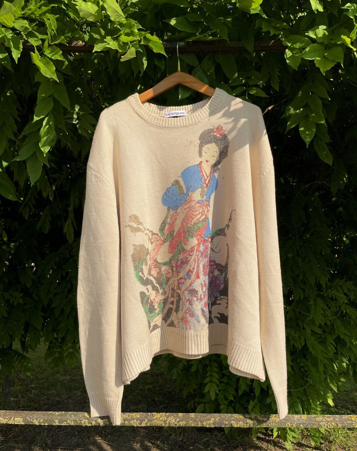 Designer × Japanese Brand Lost scriptures sweater Size US XL / EU 56 / 4 - 1 Thumbnail