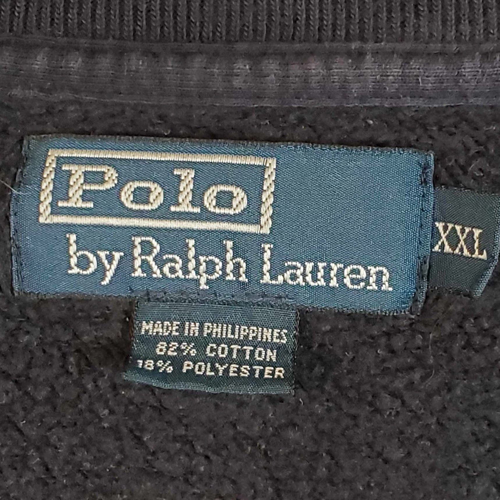 Polo Ralph Lauren VINTAGE Polo Ralph Lauren Sweatshirt Men’s 2XL Blue 90s Y2K Pony Logo Crewneck Faded Cotton Blend Size US XXL / EU 58 / 5 - 2 Thumbnail