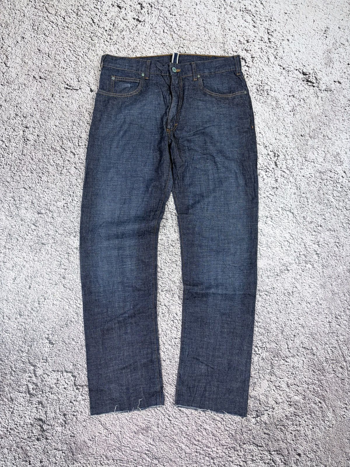 Z Zegna Zegna Sport Denim Project Indigo Luxury Jeans Straight Fit Size US 34 / EU 50 - 2 Thumbnail