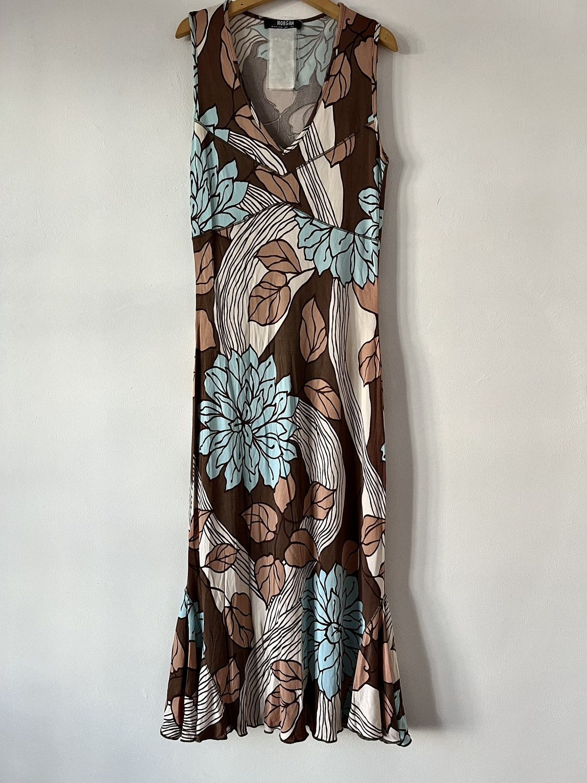 Morgan De Toi Vintage Morgan De Toi Floral Print Maxi Bodycon Dress Size M / US 6-8 / IT 42-44 - 2 Thumbnail