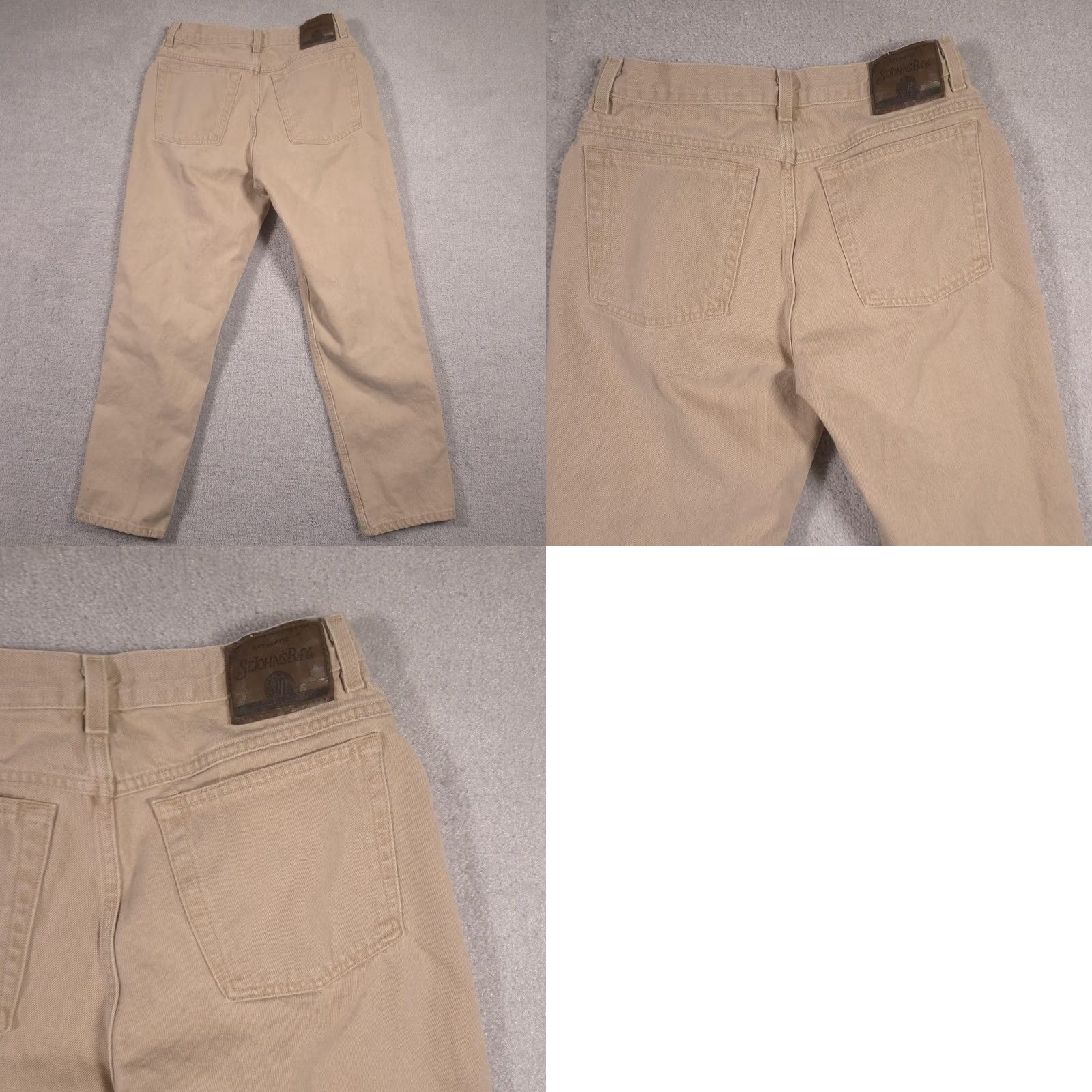 Vintage VINTAGE St. John's Bay Jeans Womens 12P Beige High Rise Tapered Mom Denim 90s Size 34" / US 12 / IT 48 - 9 Thumbnail
