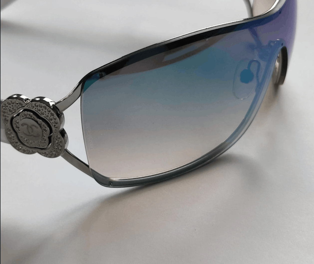 Chanel Chanel Sunglasses 4164-B CC Shield Mask 4017 Vintage A0120 Size ONE SIZE - 4 Thumbnail