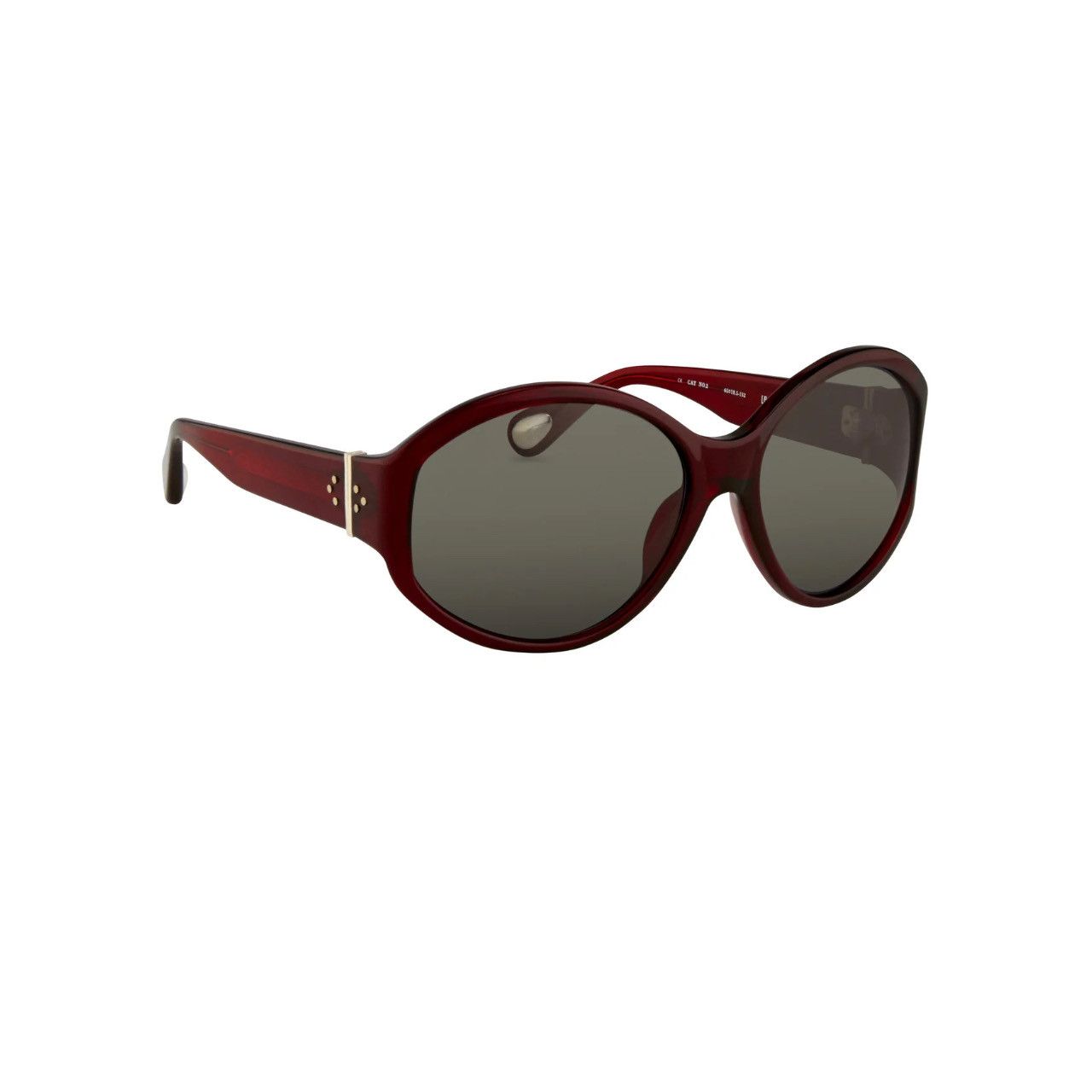 Ann Demeulemeester Ann Demeulemeester Sunglasses Oversized Bordeaux Red Size ONE SIZE - 1 Thumbnail