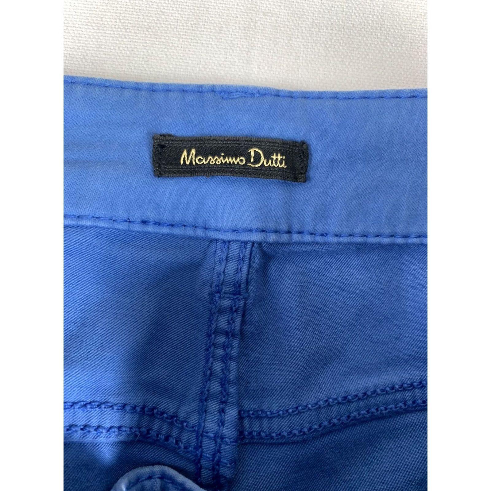 Massimo Dutti Massimo Dutti Women Pants Size 8 Skinny Fit Blue Cotton Pockets Casual 28X24 Pants Women Regular Blue 8 Skinny Fit Casual 28X24 Size 30" / US 8 / IT 44 - 4 Thumbnail