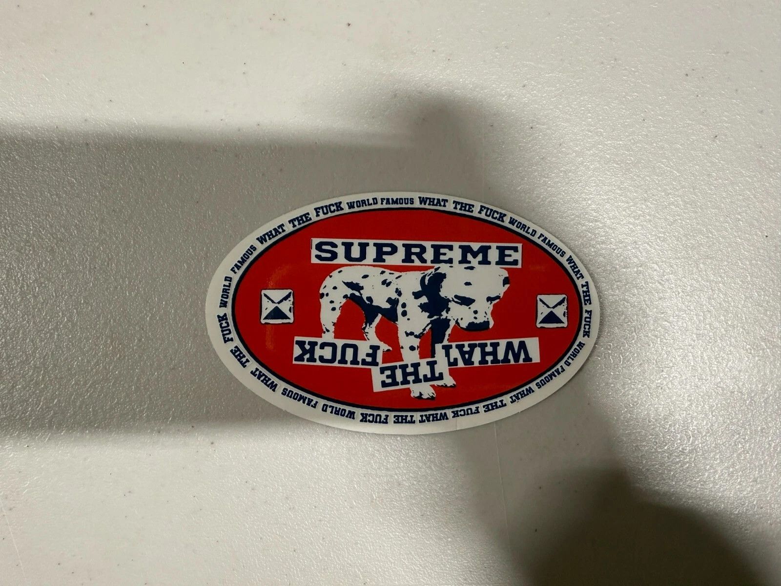 Supreme Supreme Dog Dalmatian Red Black Sticker Size ONE SIZE - 1 Preview