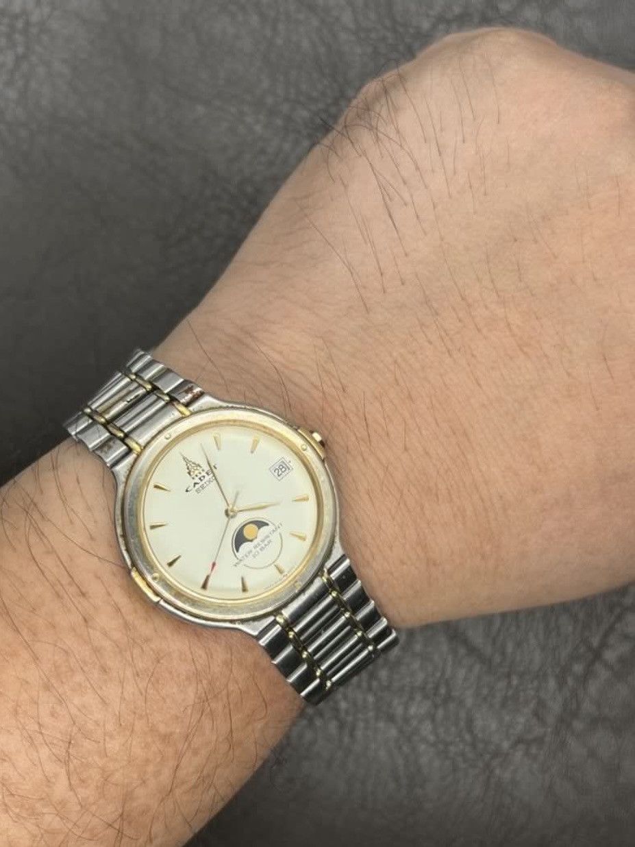 Seiko Vintage 80s Seiko Cadet Moonphase Size ONE SIZE - 2 Thumbnail