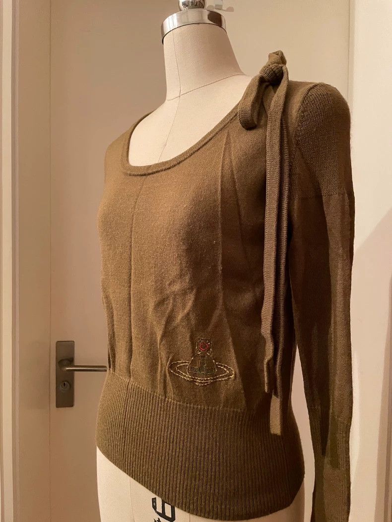 Vivienne Westwood Vivienne Westwood size2 Logo embroidered knit sweater top Size M / US 6-8 / IT 42-44 - 3 Thumbnail