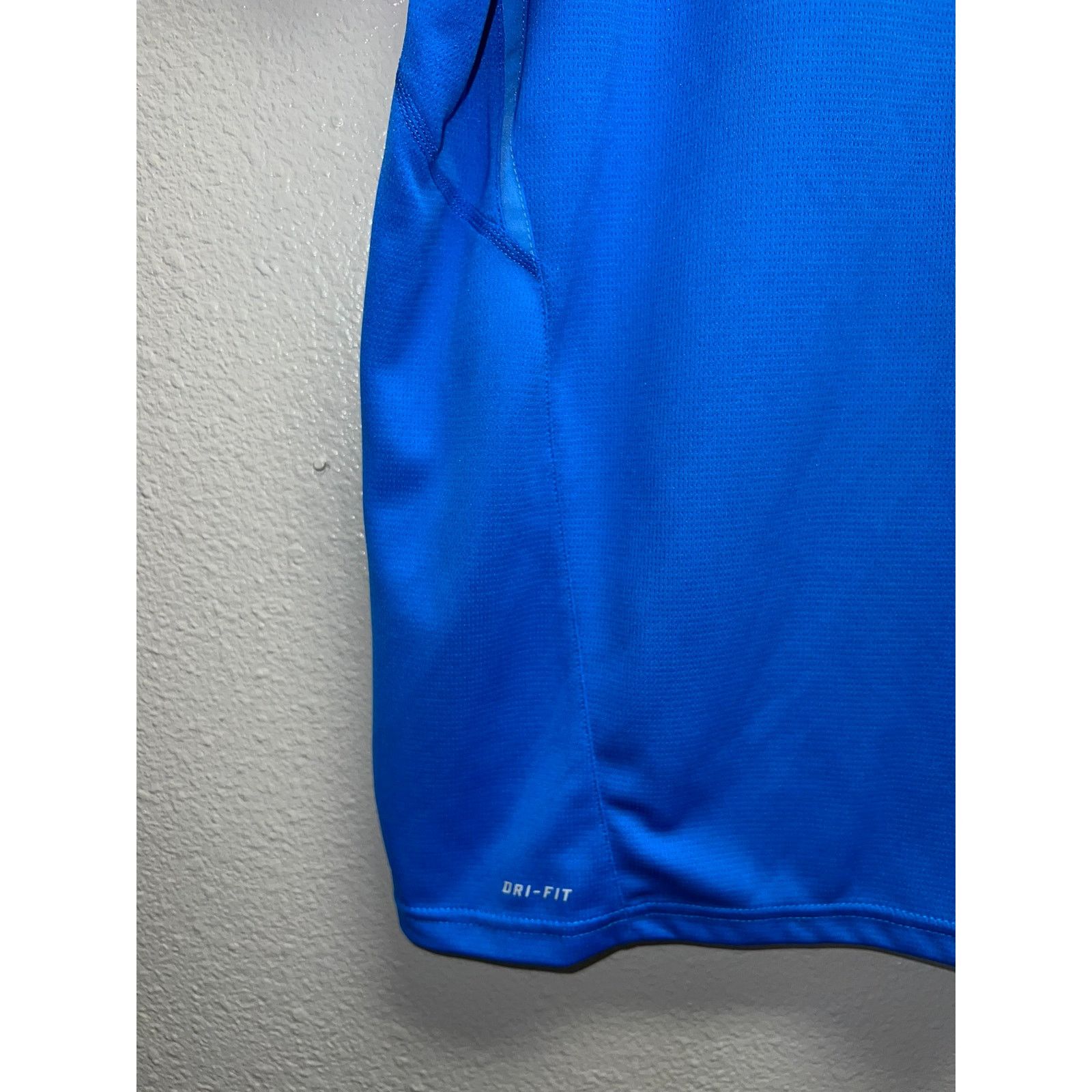 Nike Nike Blue Dri Fit Polo Shirt Tennis Blue Active Wear Top 2XL Size US XXL / EU 58 / 5 - 4 Thumbnail