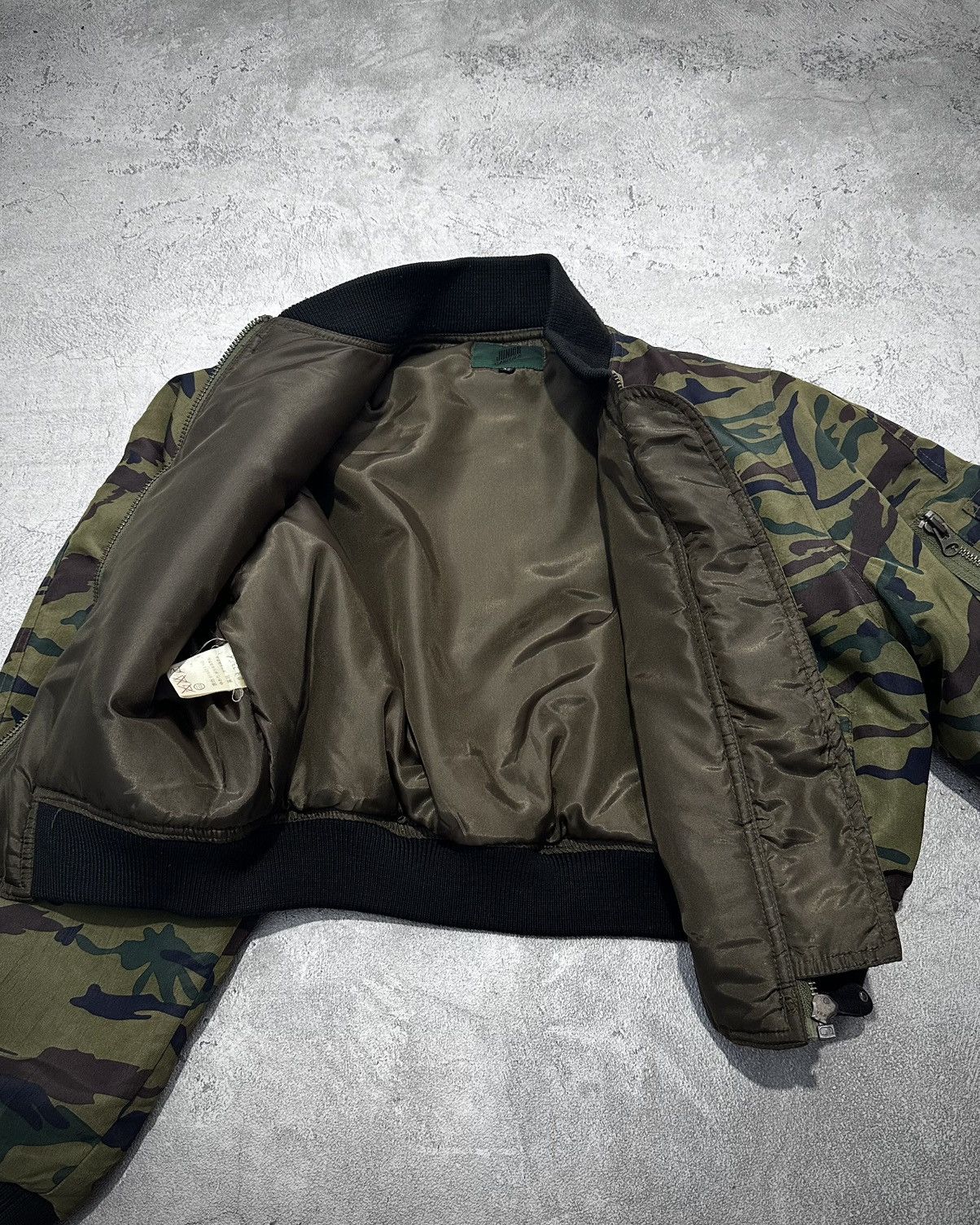 Jean Paul Gaultier Jean Paul Gaultier Heart Camo Bomber Jacket Size US XS / EU 42 / 0 - 3 Thumbnail