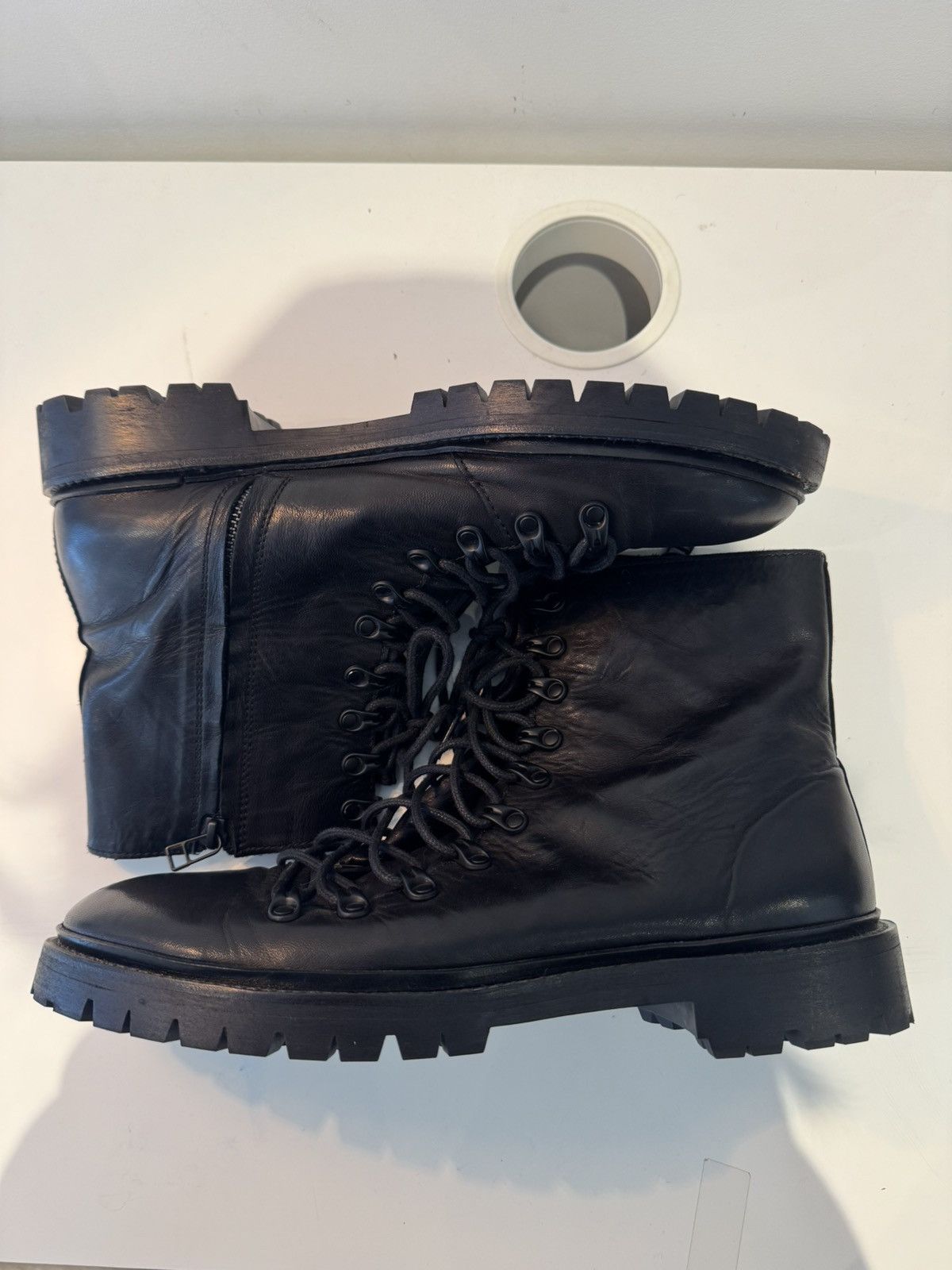 Yohji Yamamoto Yohji horse leather trekking boots Size US 10 / EU 43 - 2 Thumbnail