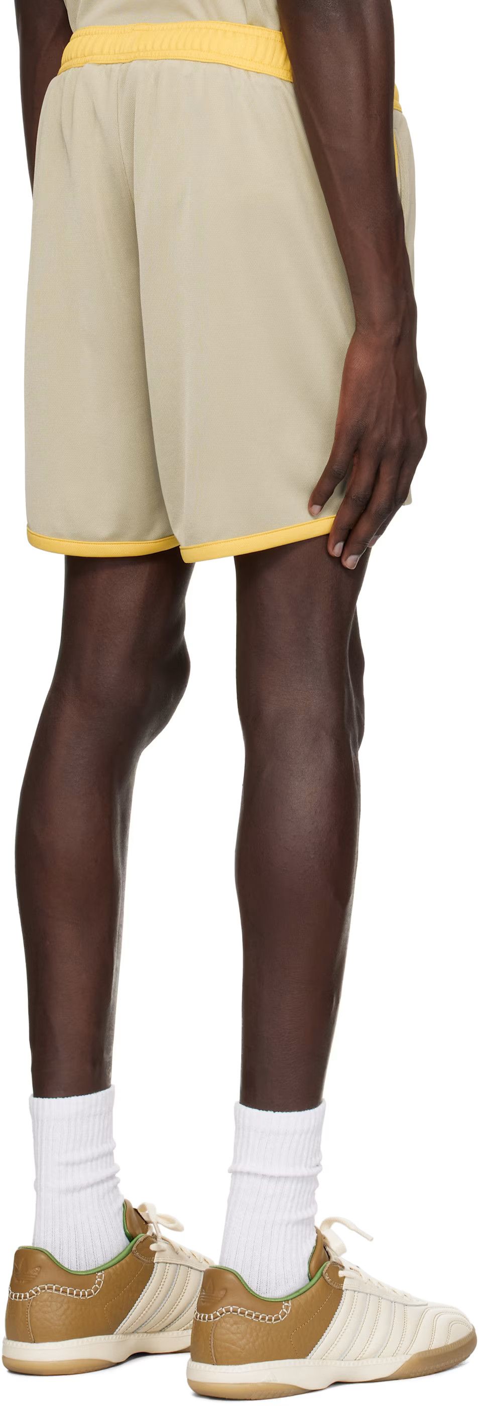 Wales Bonner o1h1sh10525 Home Jersey Shorts in Beige Size US 32 / EU 48 - 5 Thumbnail