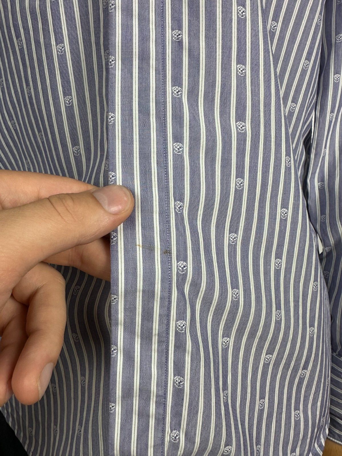 Alexander McQueen Alexander McQueen Skull Shirt Long Sleeve Striped Size 48 Size US M / EU 48-50 / 2 - 4 Thumbnail