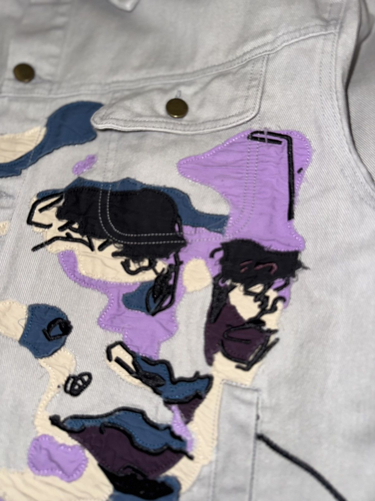 KidSuper [L] KIDSUPER Studios 23AW Embroidered Trucker Jacket Size US L / EU 52-54 / 3 - 5 Thumbnail