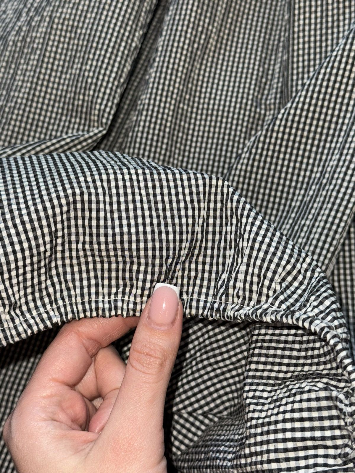 Max Mara × Sportmax × Weekend Max Mara Max Mara Sportmax checkered wide balloon maxi skirt Size 34" / US 12 / IT 48 - 4 Thumbnail