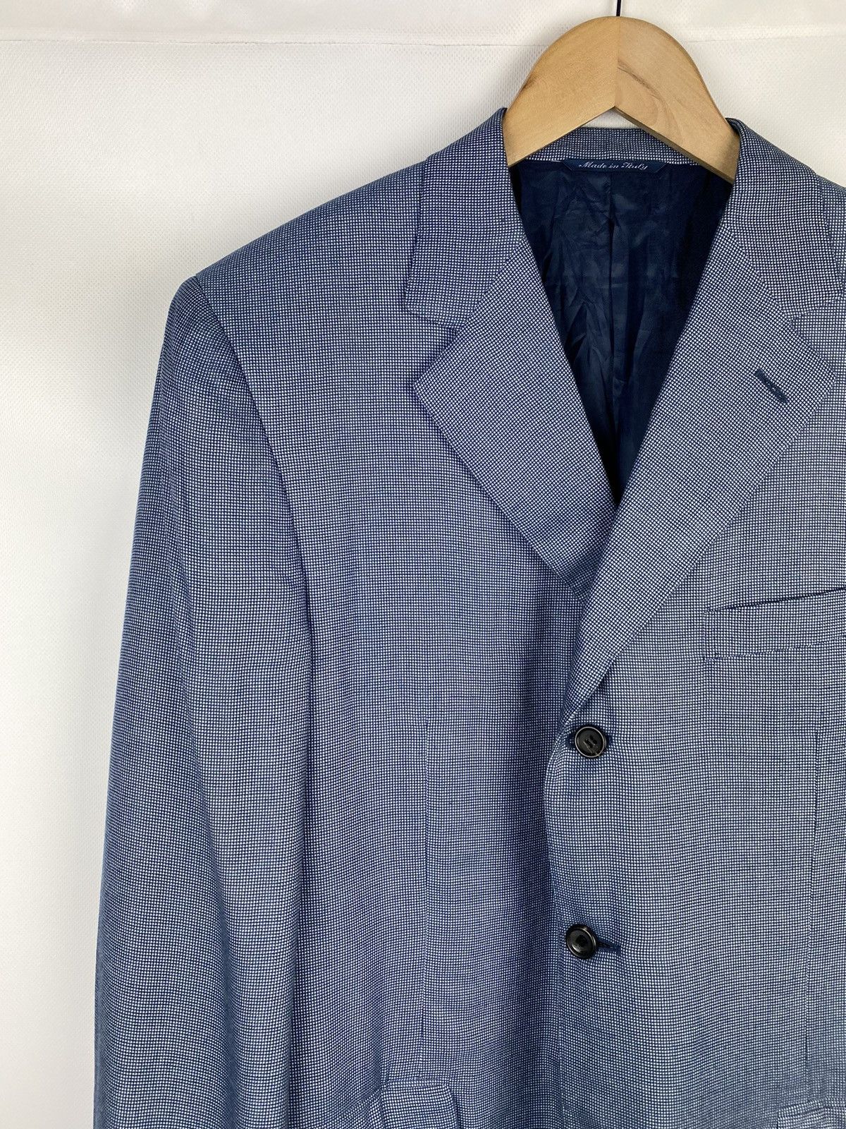 Canali Canali men’s bamboo blazer jacket sport coat size US 42 Size 42R - 4 Thumbnail