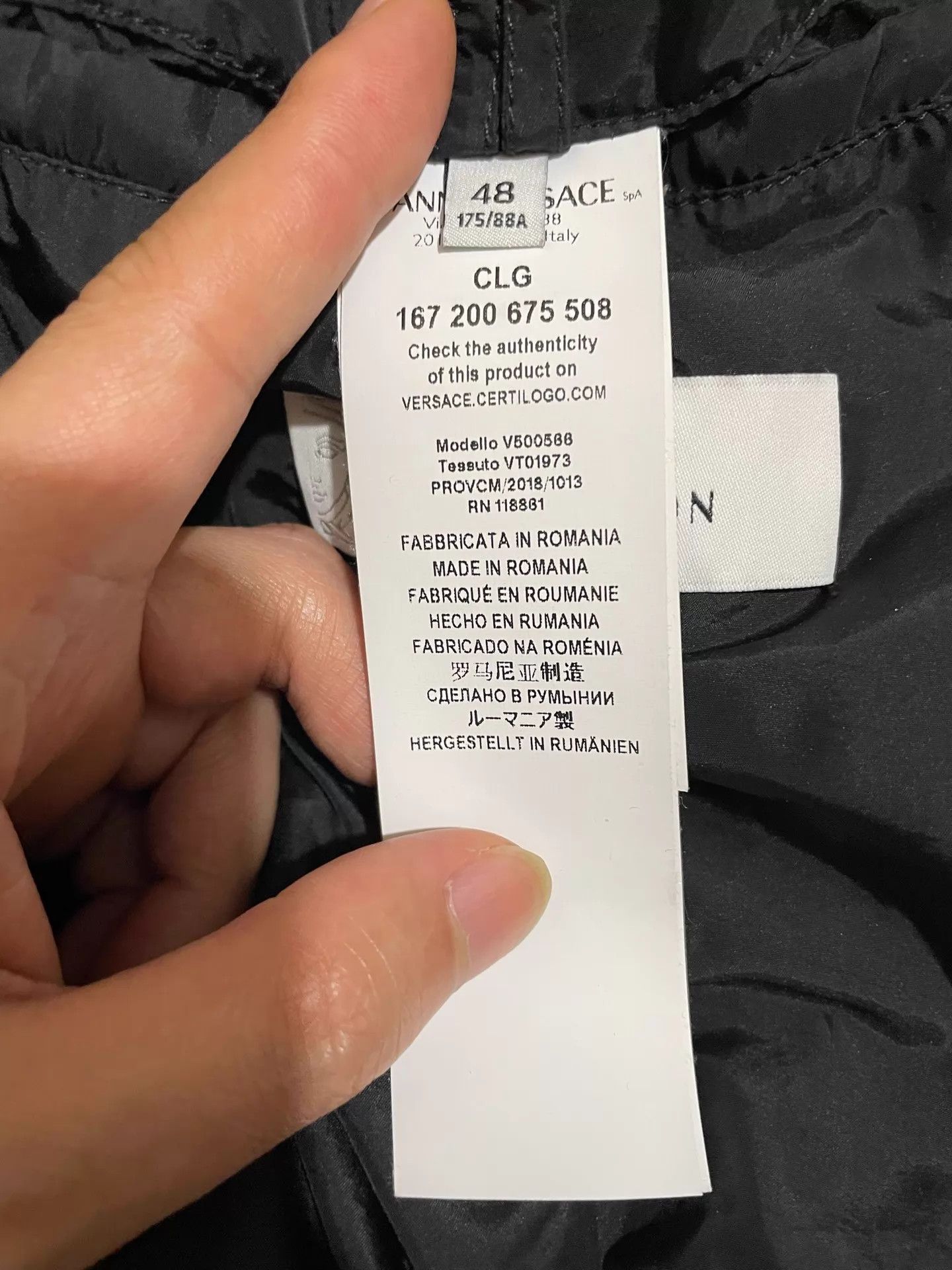 Versace Versace 23S Runway Ltd Ed Shadow Swirl Down Puffer Jacket M Size US M / EU 48-50 / 2 - 7 Thumbnail