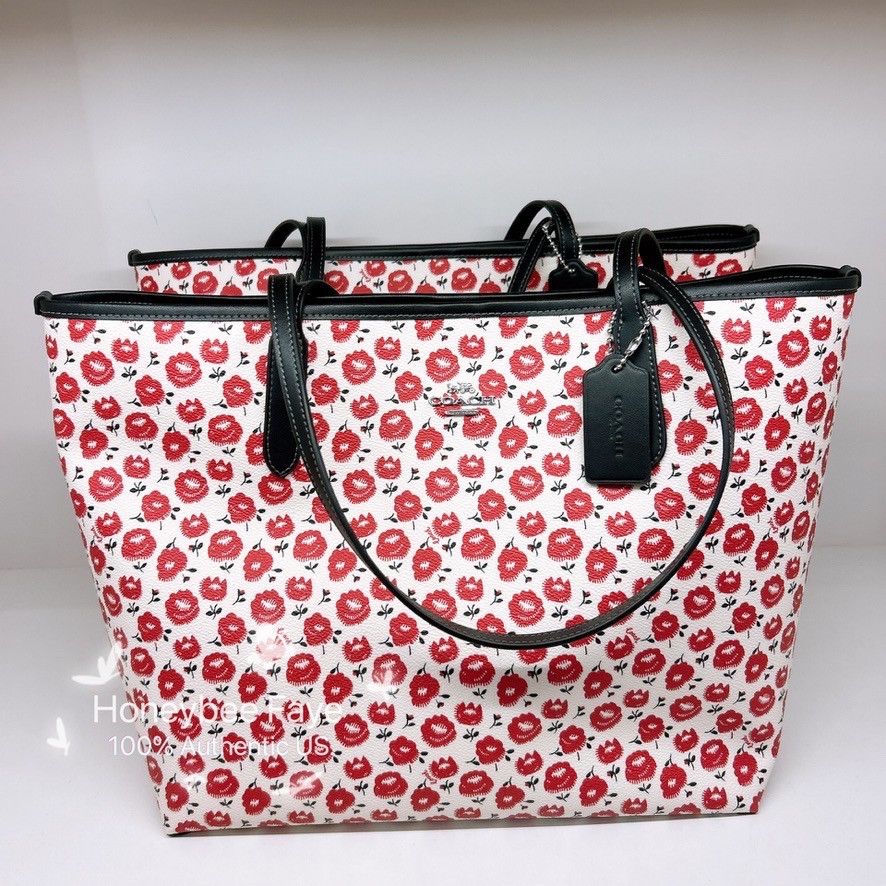 Coach City Tote Bag With Floral Print CBI50 Size ONE SIZE - 2 Thumbnail