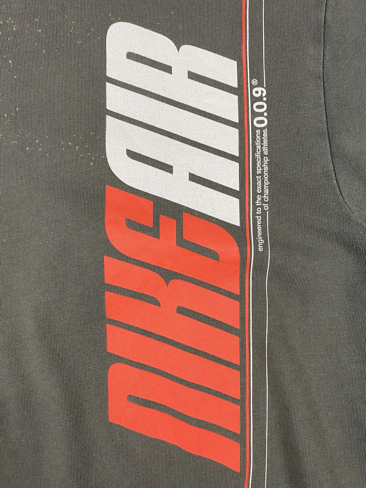Nike × Vintage Vintage Nike Air Y2K Drill Big Logo Tee T Shirt Size US M / EU 48-50 / 2 - 6 Thumbnail