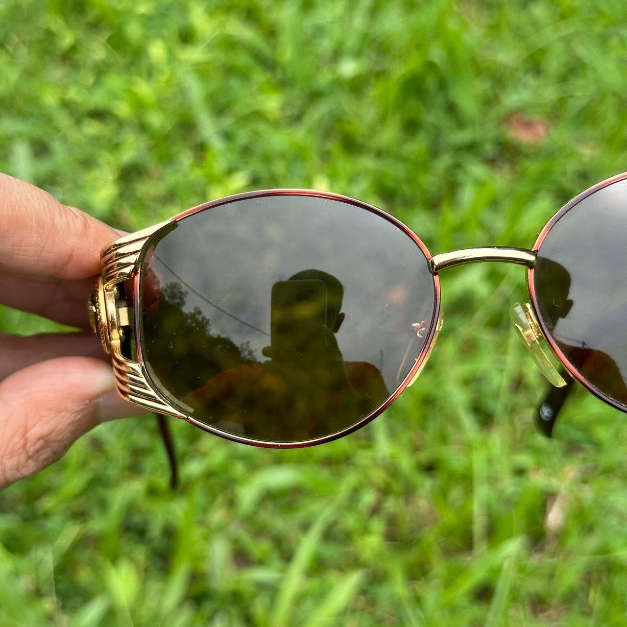 Versace Gianni Versace S64 31L Vintage Medusa Sunglasses Italy Size ONE SIZE - 9 Thumbnail