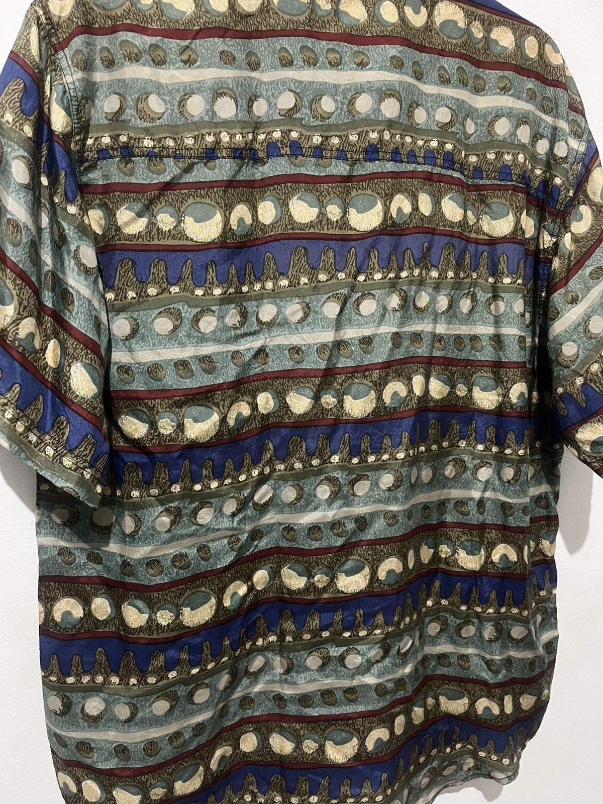 SikSilk VINTAGE 90s SNOW MOUNTAINS PURE SILK Size US XL / EU 56 / 4 - 8 Thumbnail
