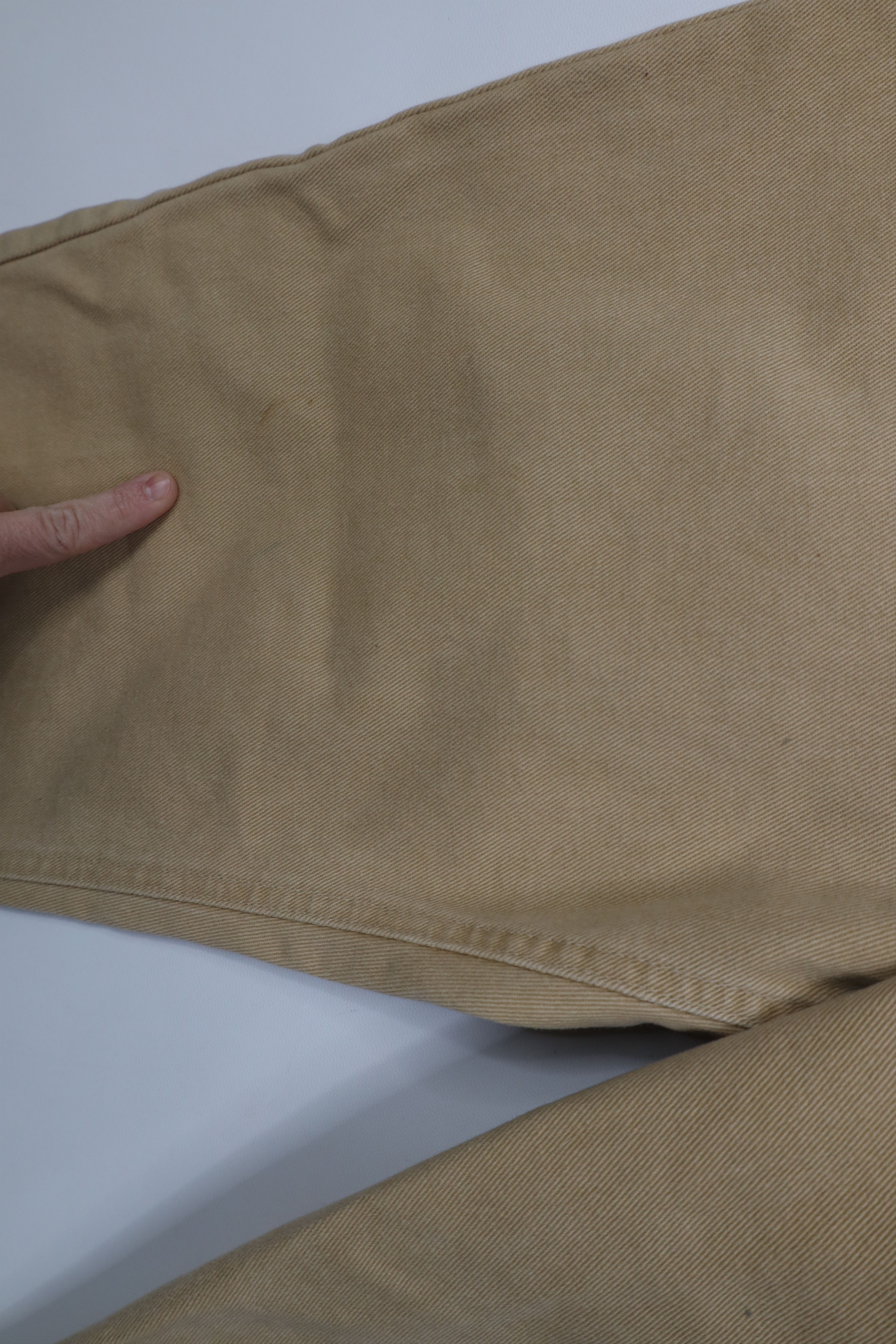 Carhartt Vintage 90s Carhartt Wide Leg Denim Jeans Wheat Brown USA Size US 34 / EU 50 - 6 Thumbnail