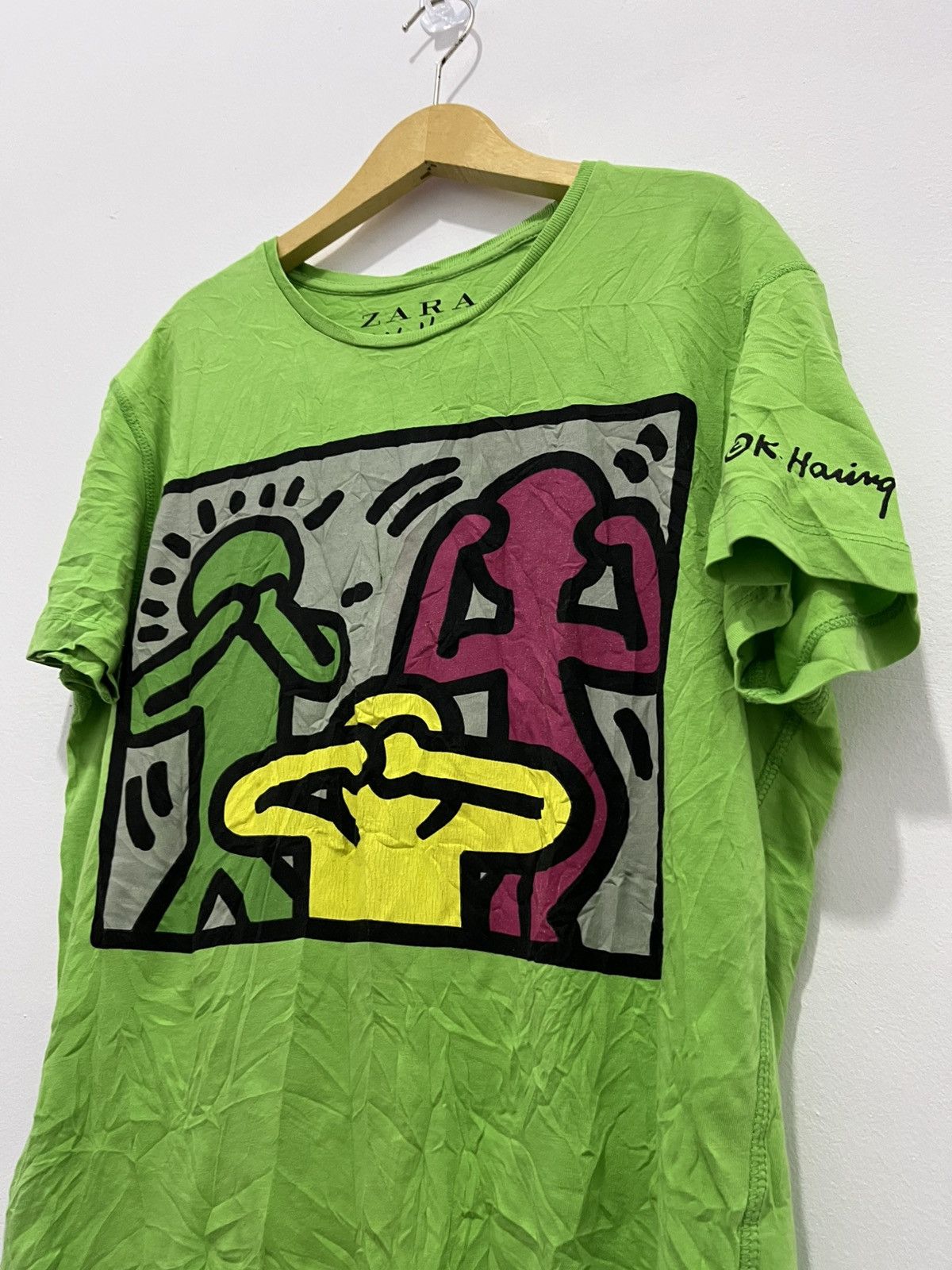 Keith Haring Vintage Keith Haring x Zara Rare t-shirt Size US M / EU 48-50 / 2 - 3 Thumbnail