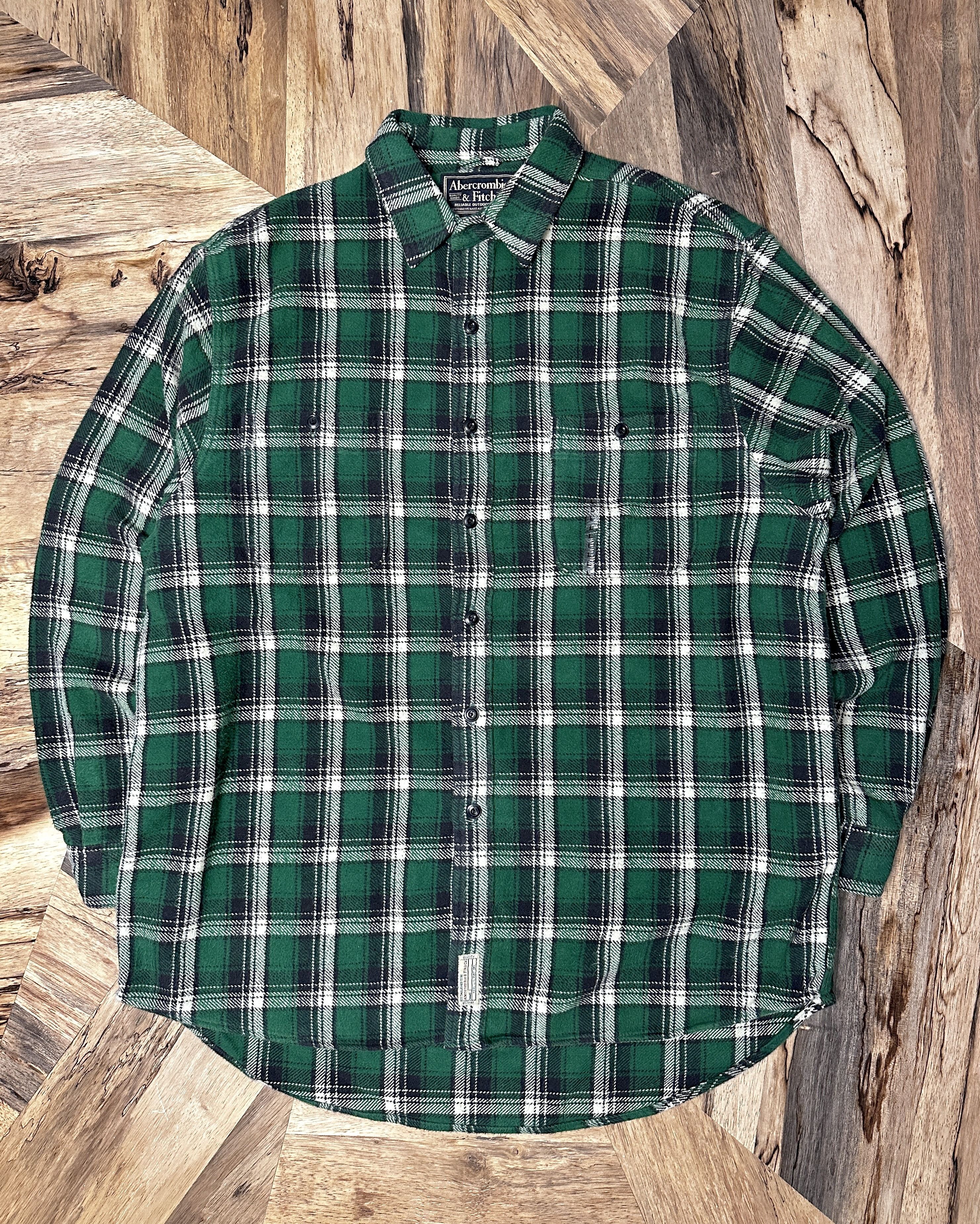 Abercrombie & Fitch 90s Abercrombie & Fitch Reliable Outdoor Goods Flannel Size US L / EU 52-54 / 3 - 1 Thumbnail