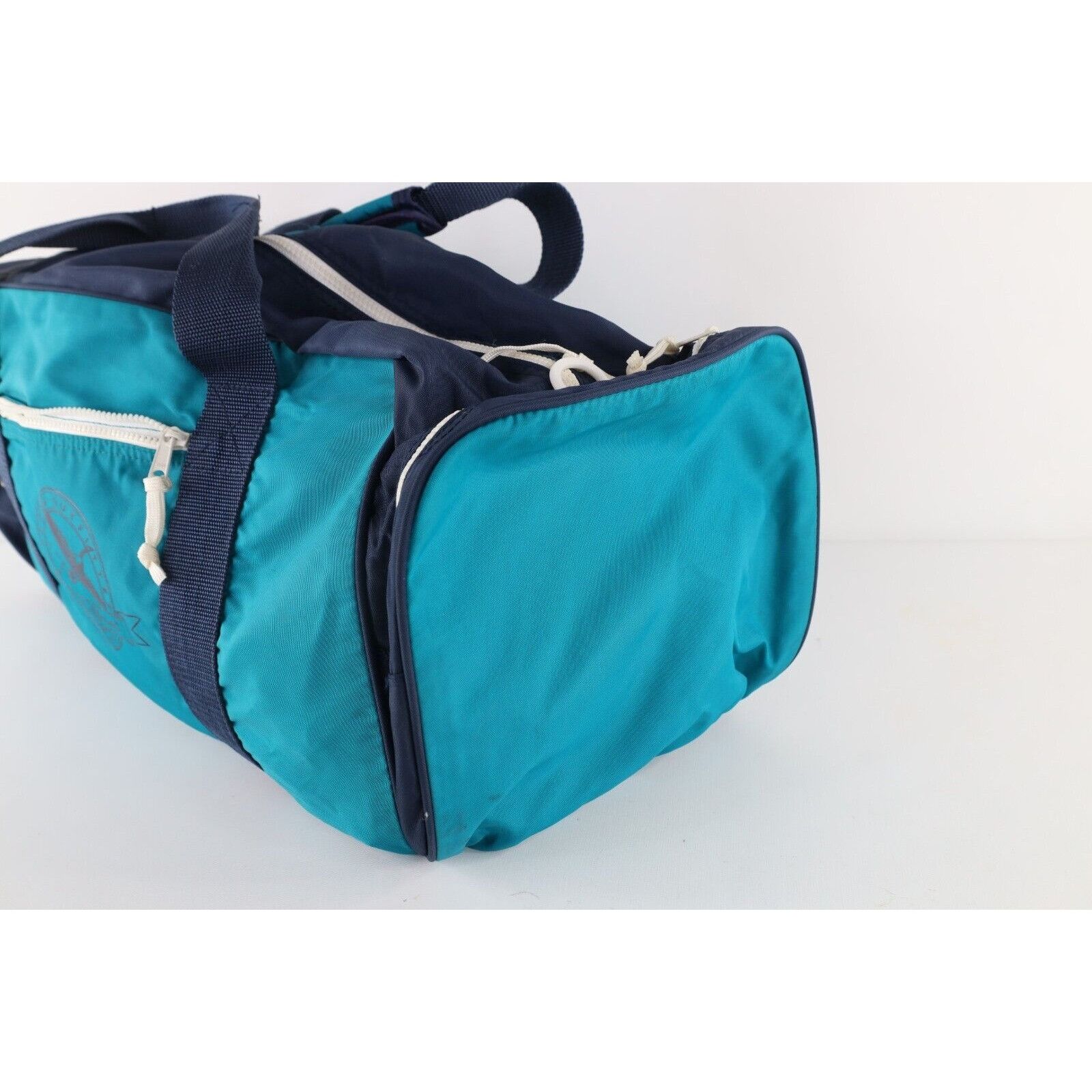 Eddie Bauer × Vintage Vintage 90s Eddie Bauer Distressed Large Handed Duffel Bag Size ONE SIZE - 3 Thumbnail