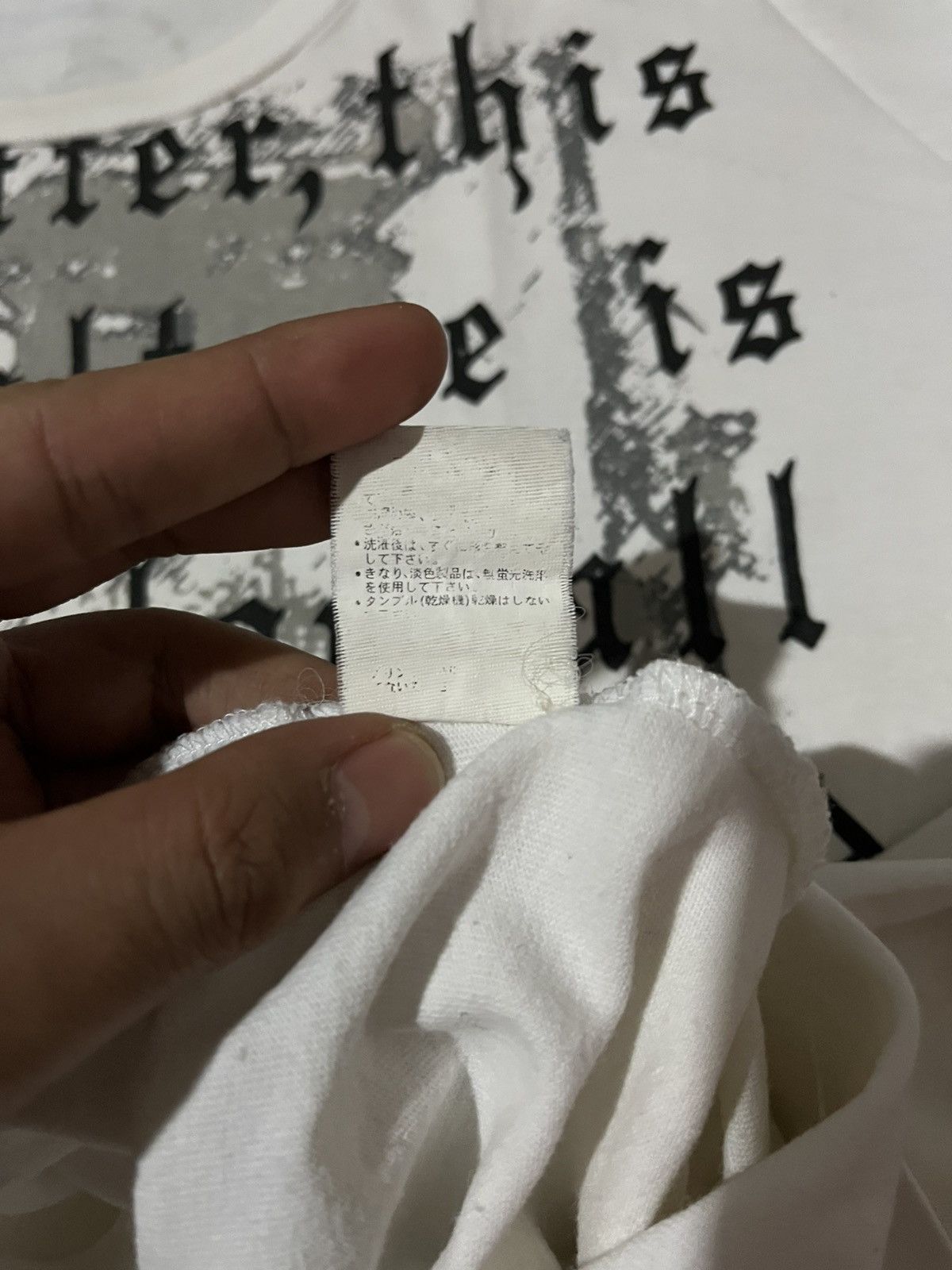 Japanese Brand Impala i6w9 Poem Longsleve Tee Size US XL / EU 56 / 4 - 10 Thumbnail